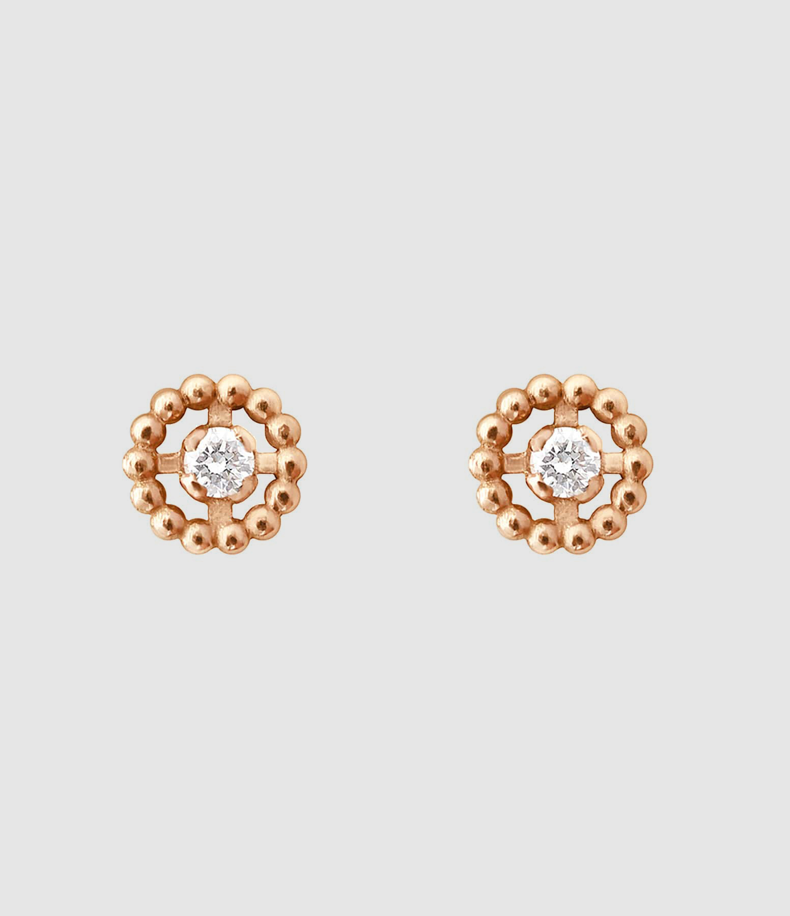 Boucles d'oreilles Lucky Puce Diamant Or