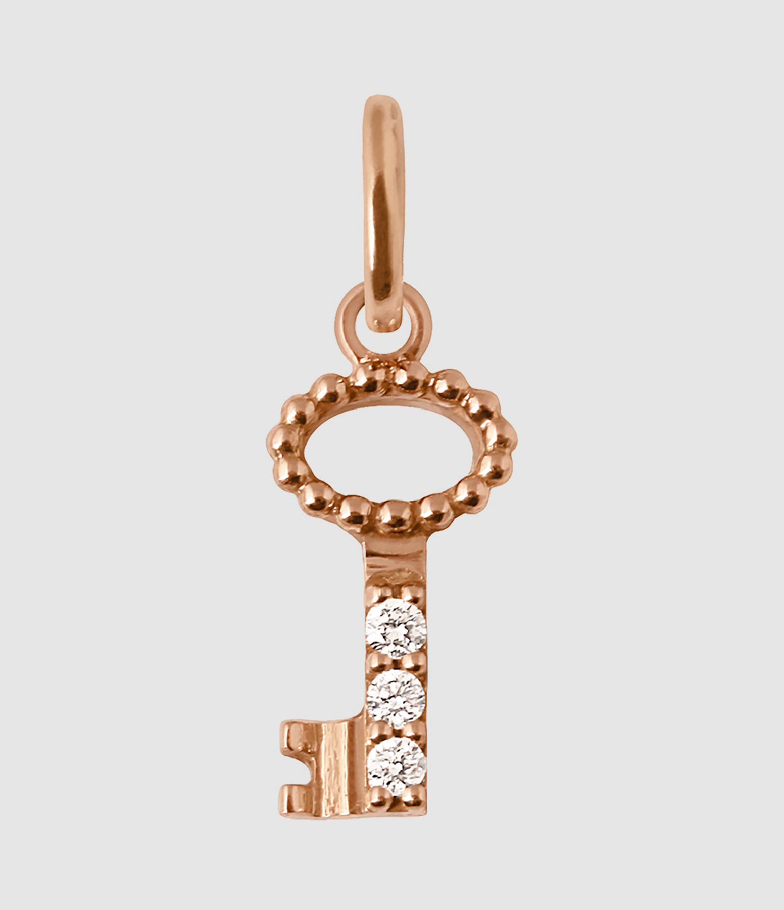 Pendentif Clé Diamants Or