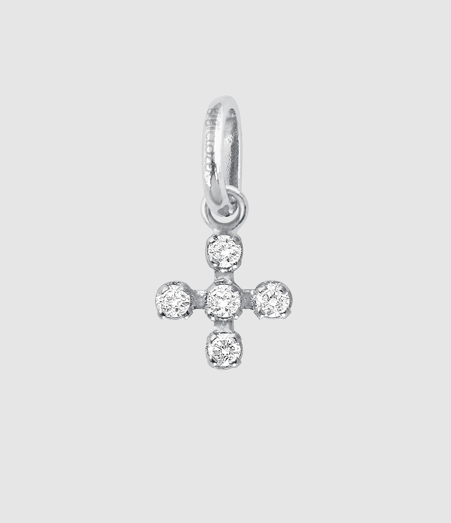 Pendentif Spark Or Blanc Diamants