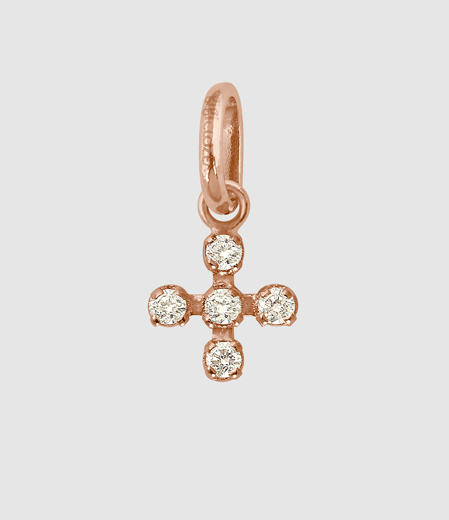 Pendentif Spark Or Rose Diamants