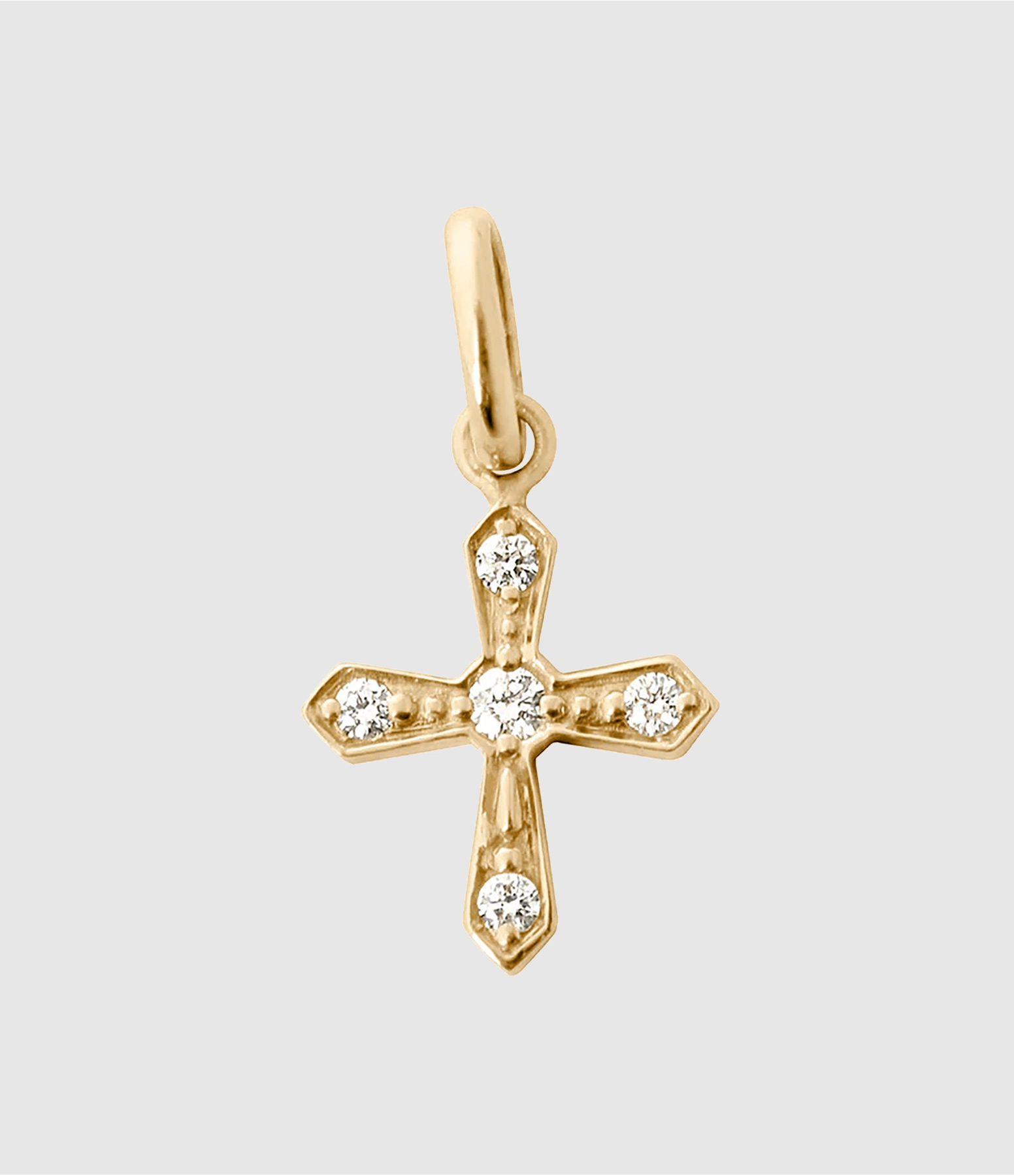 Pendentif Croix Vintage Diamant Or