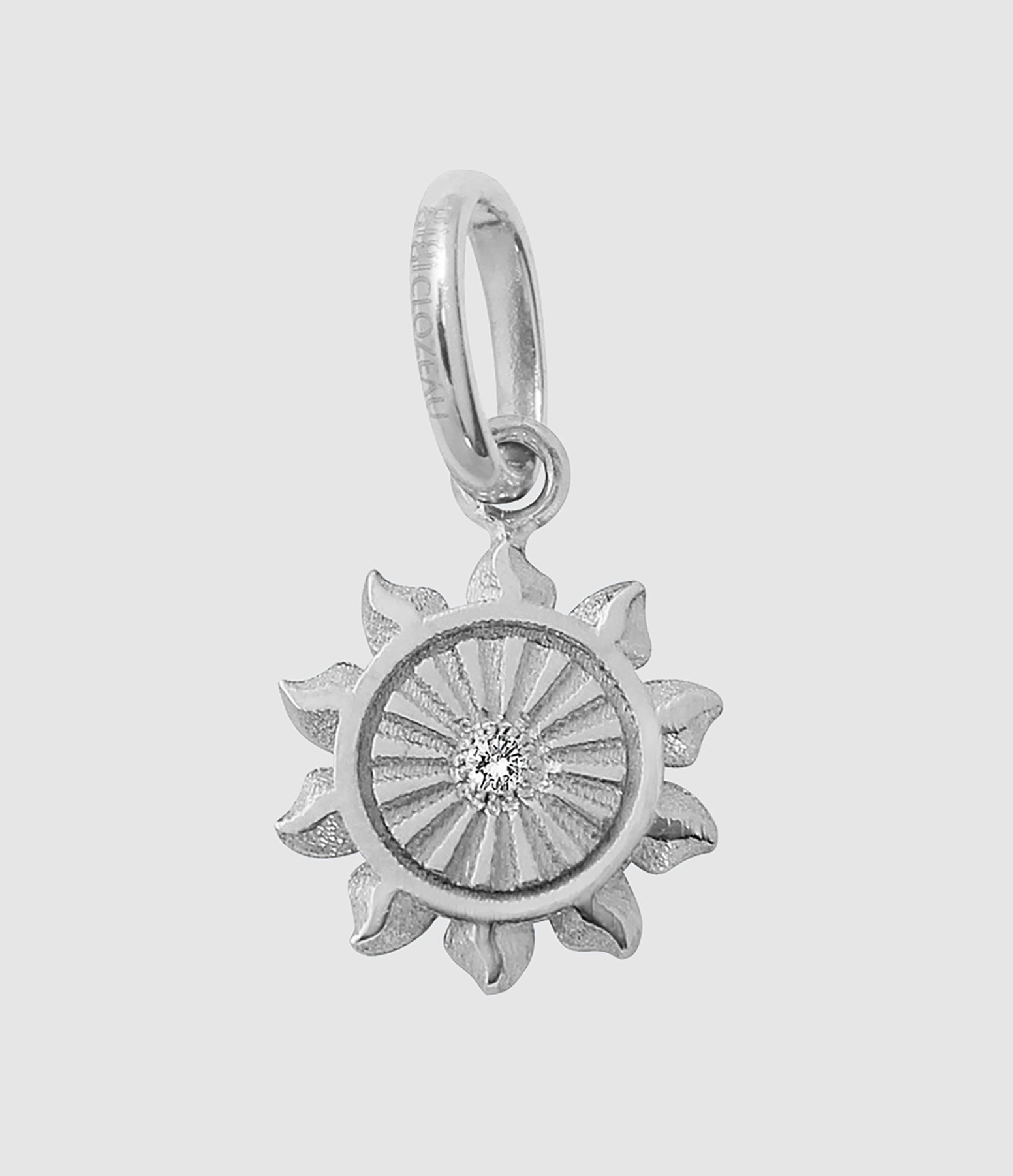 Pendentif Lucky Sun Diamant Or blanc