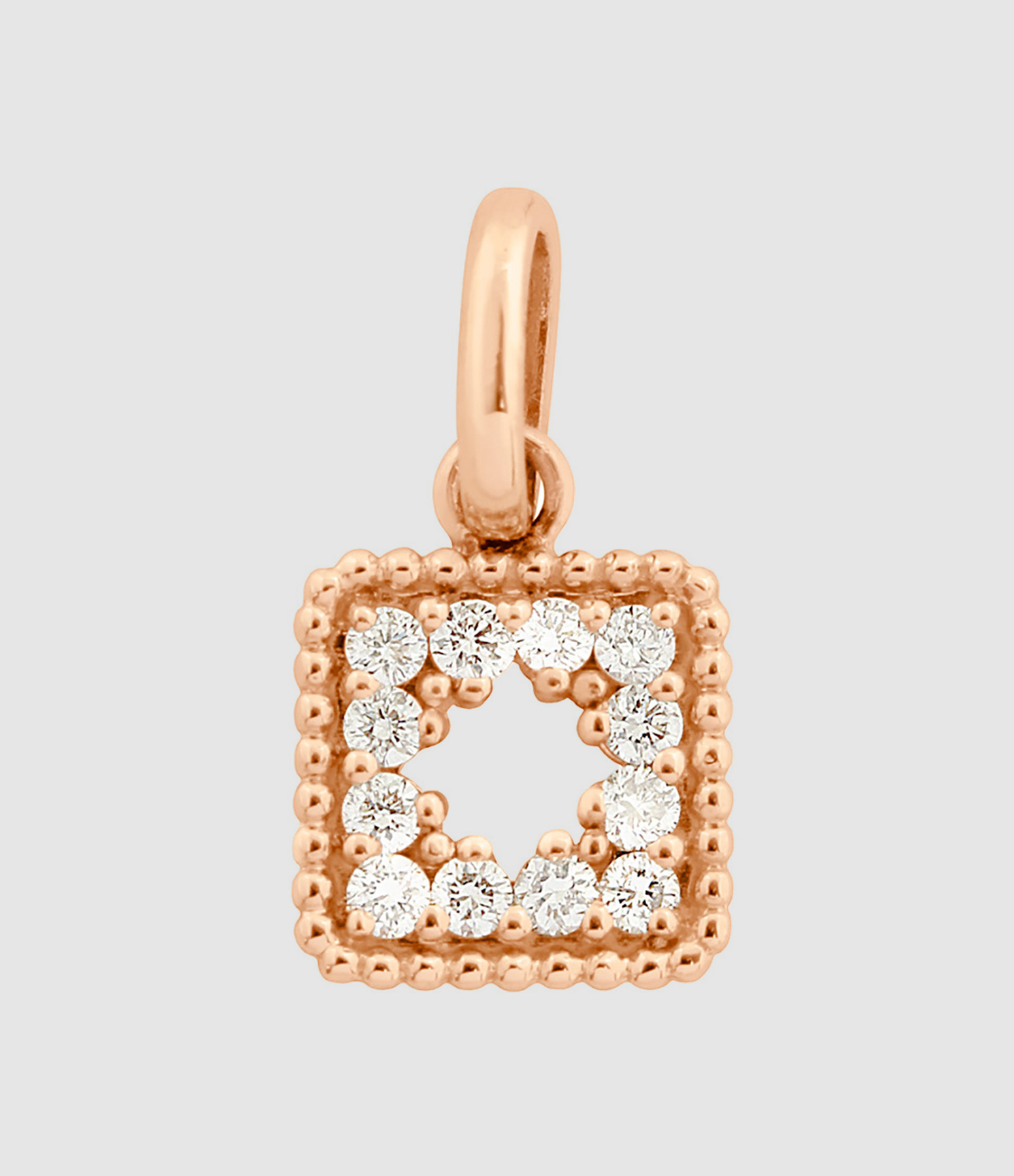 Pendentif Trésor Diamants Or Rose
