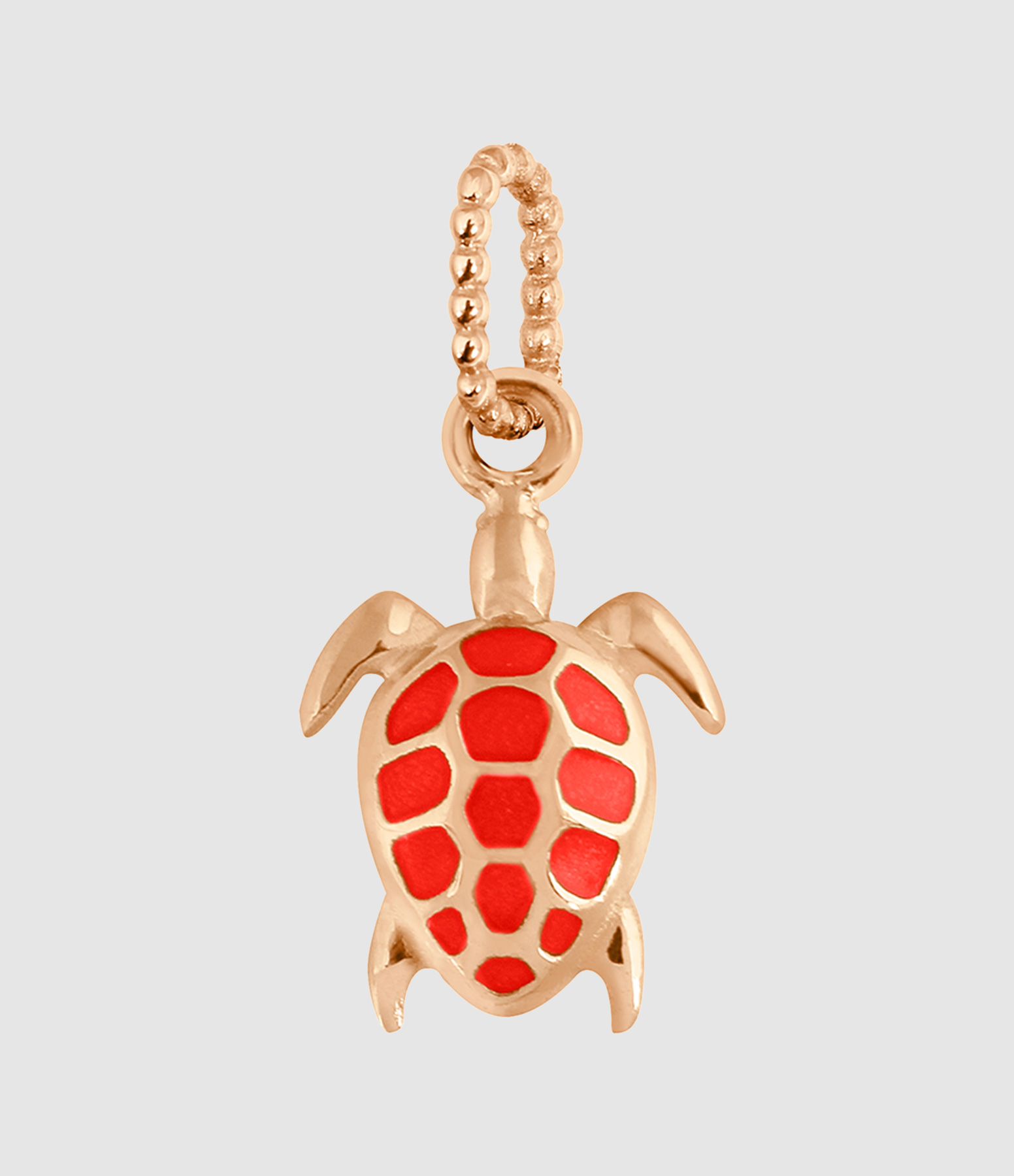 Pendentif Tortue Résine Or