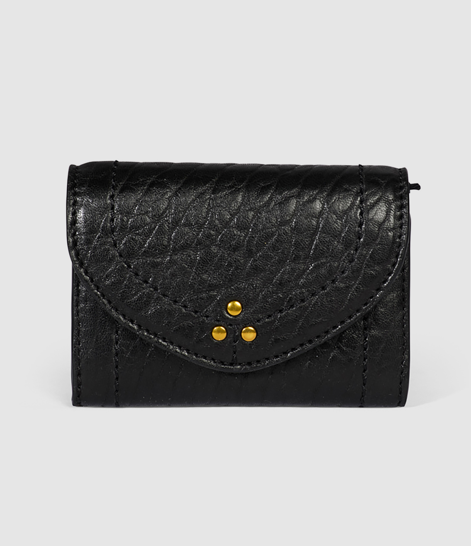 Portefeuille Helmut PM Agneau Noir