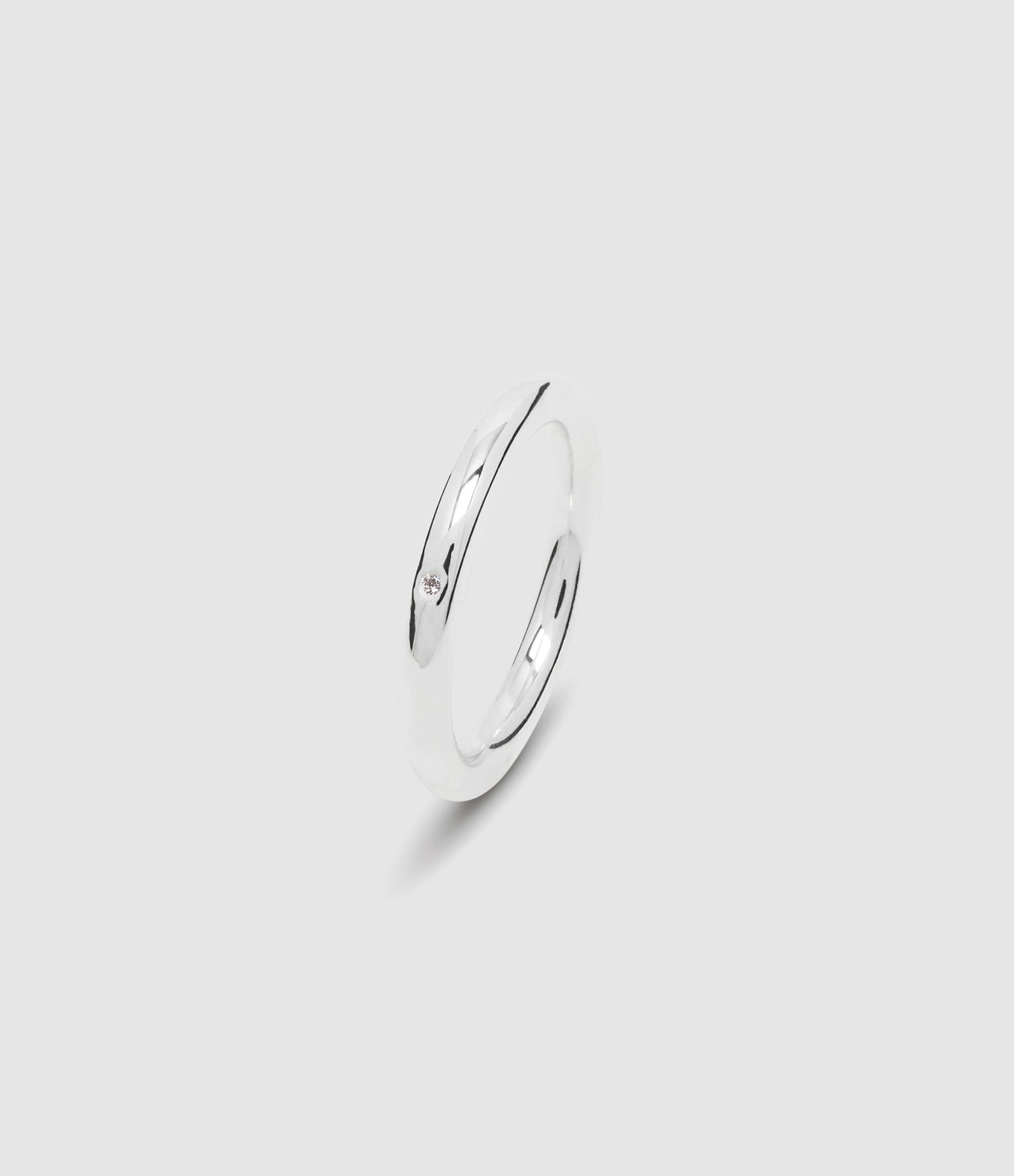 Anneau 3.0 Argent Et Diamant