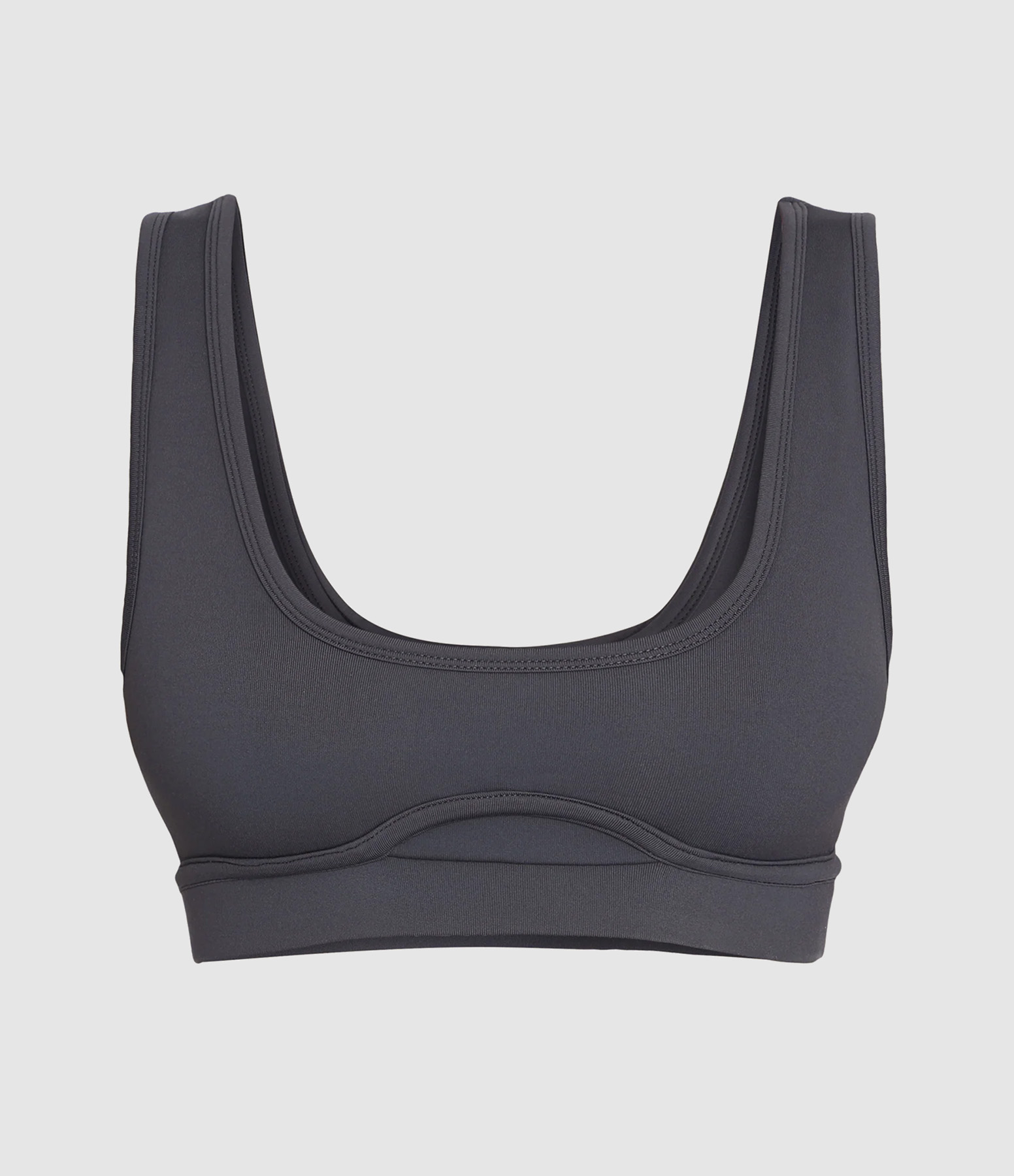 Brassière Low Cut Sports Dark Grey