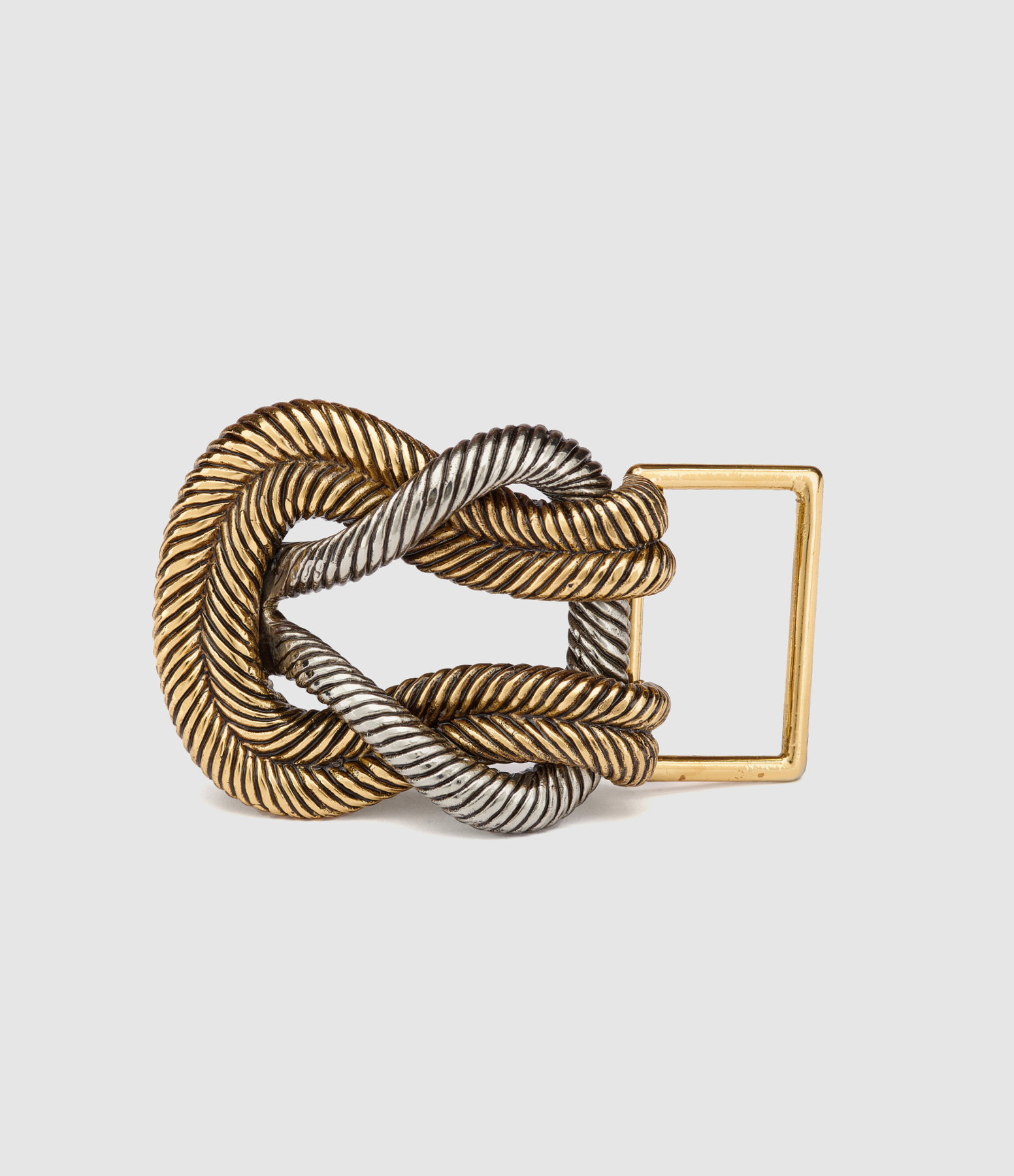 Boucle de Ceinture Baby Nœud Or et Argent