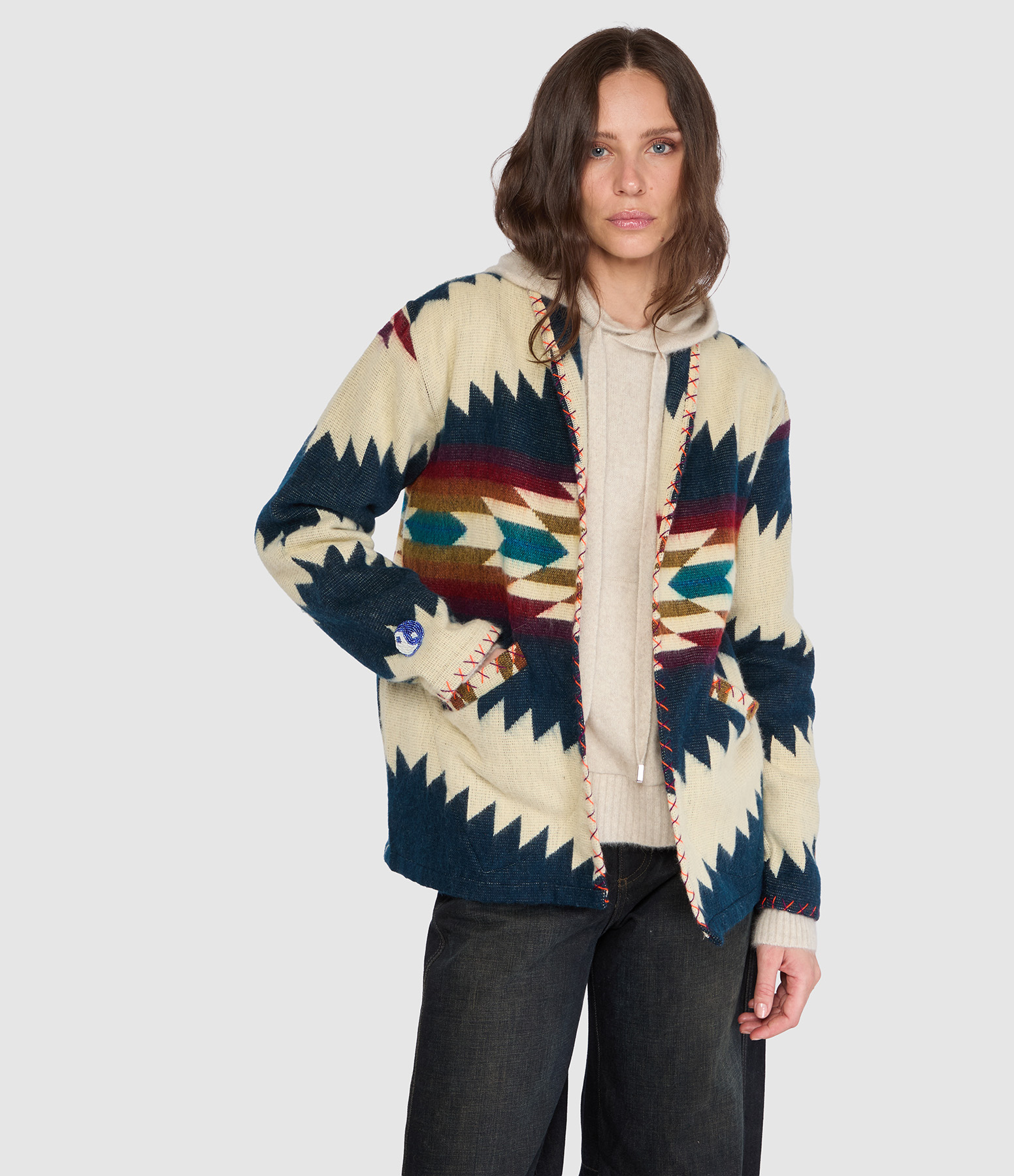 Veste Ojos Perlas Multicolore