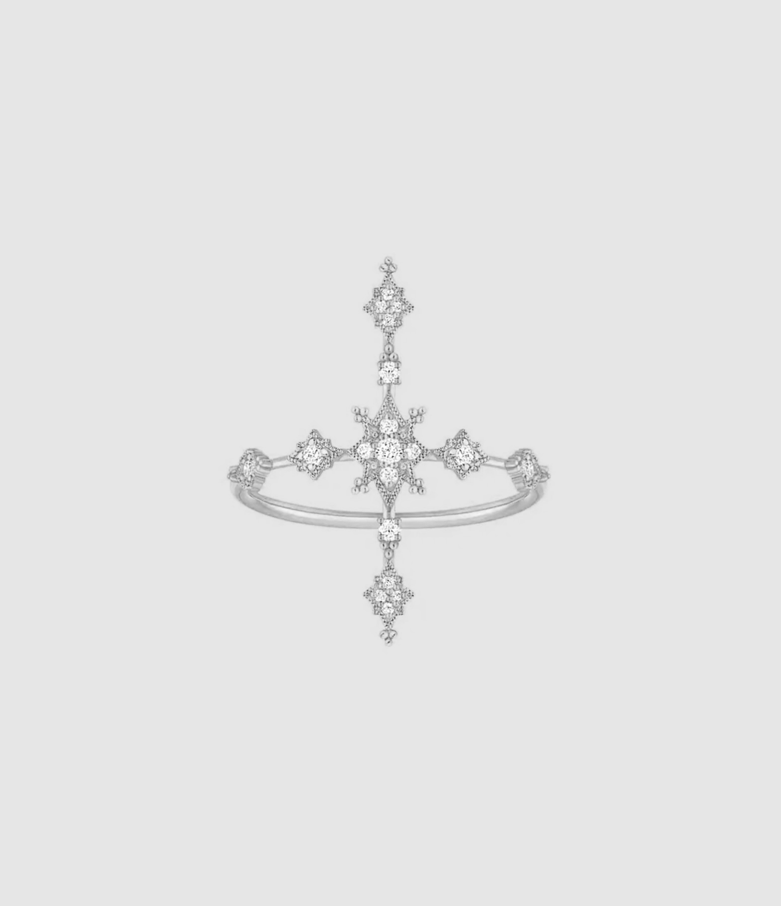 Bague Stella Or Blanc Diamants