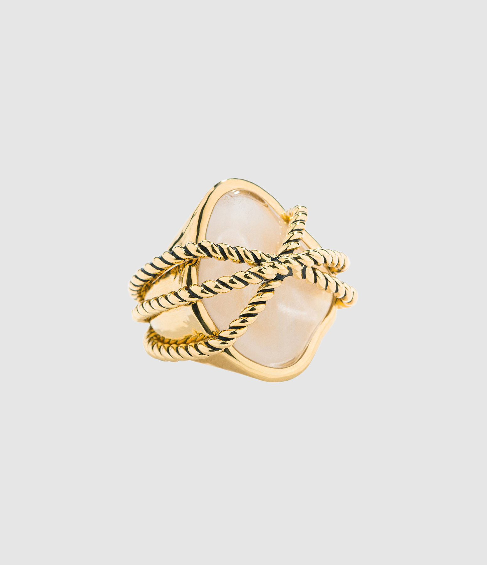 Bague Mycène Cristal de Roche