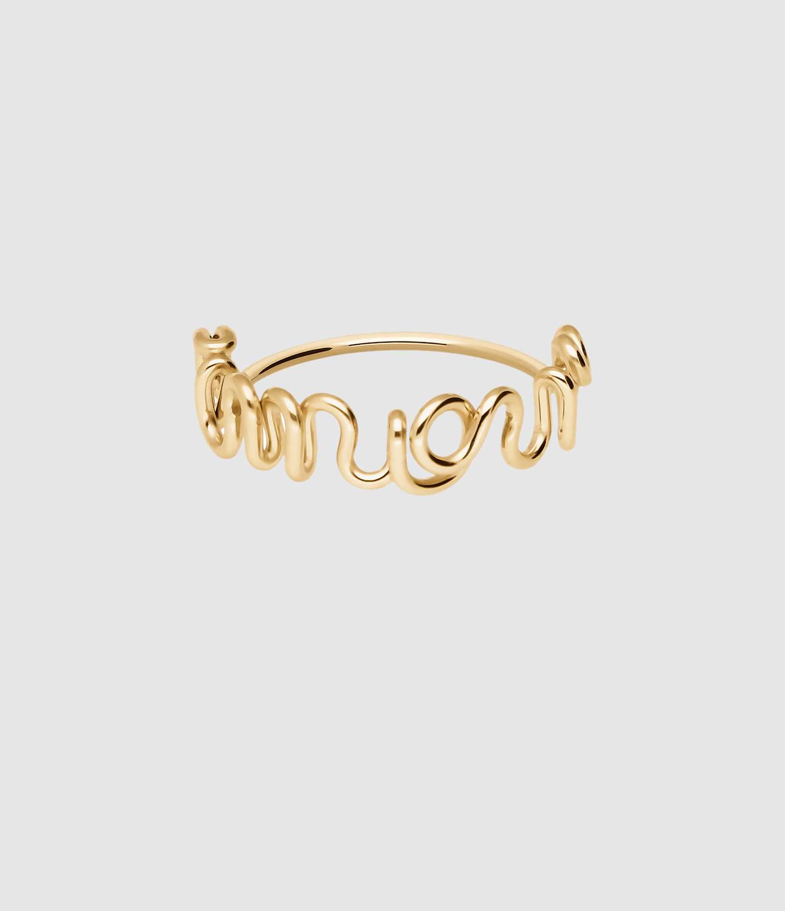 Bague Originale Amour Gold Filled Jaune