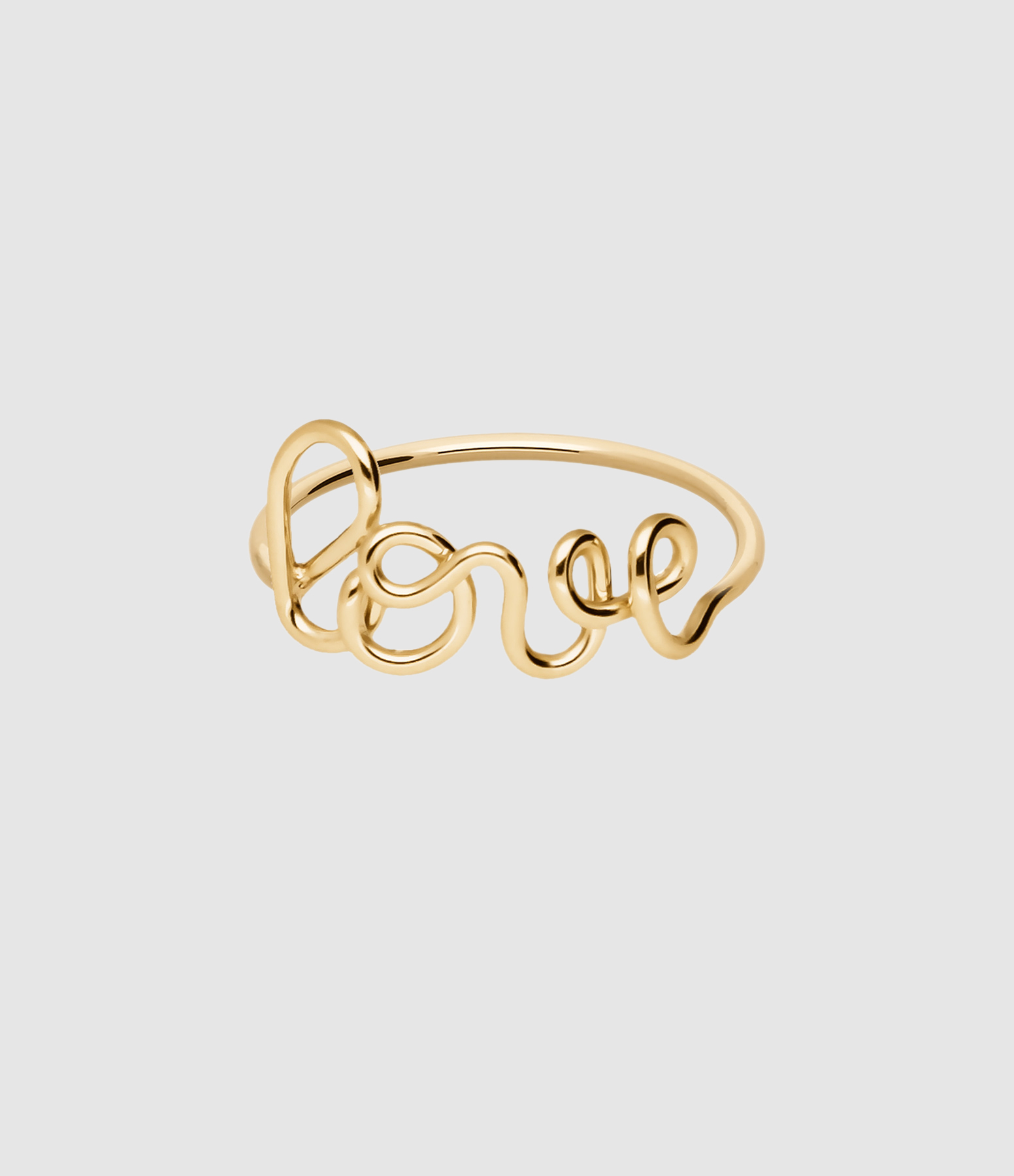Bague Originale Love Gold Filled Jaune