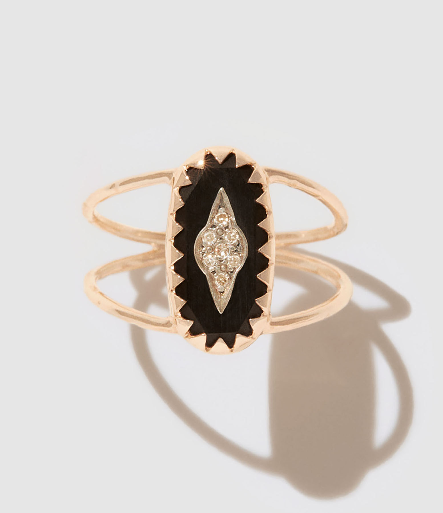 Bague Mahe Diamant Noir