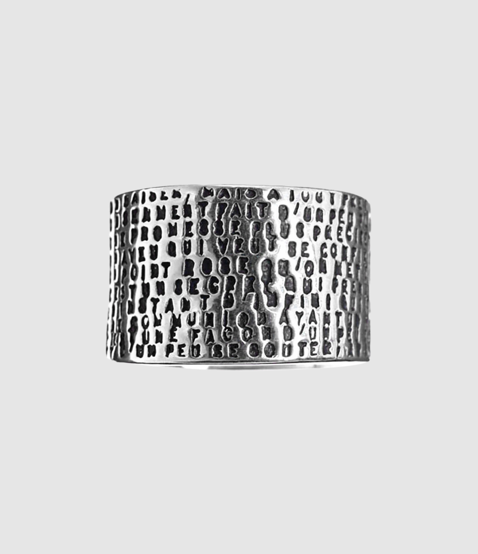 Bague Edmond Rostand Vers Argent