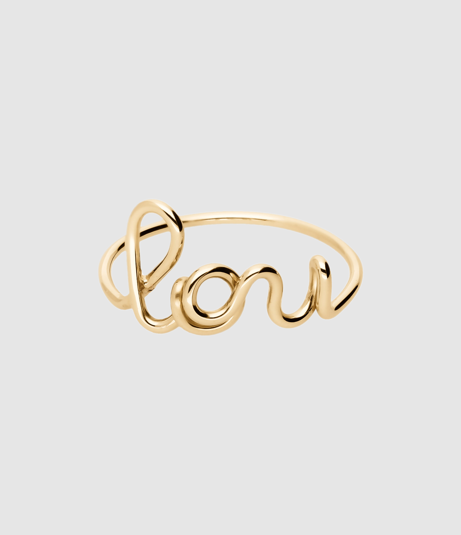 Bague Originale Gold Filled Jaune, Personnalisable