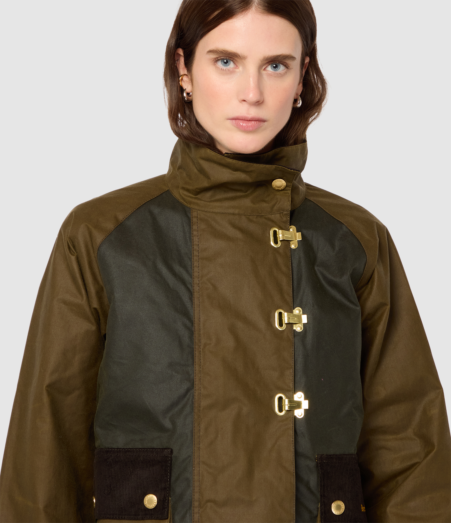 Veste Hazelwood Wax Beech Fern Mixed Tartan