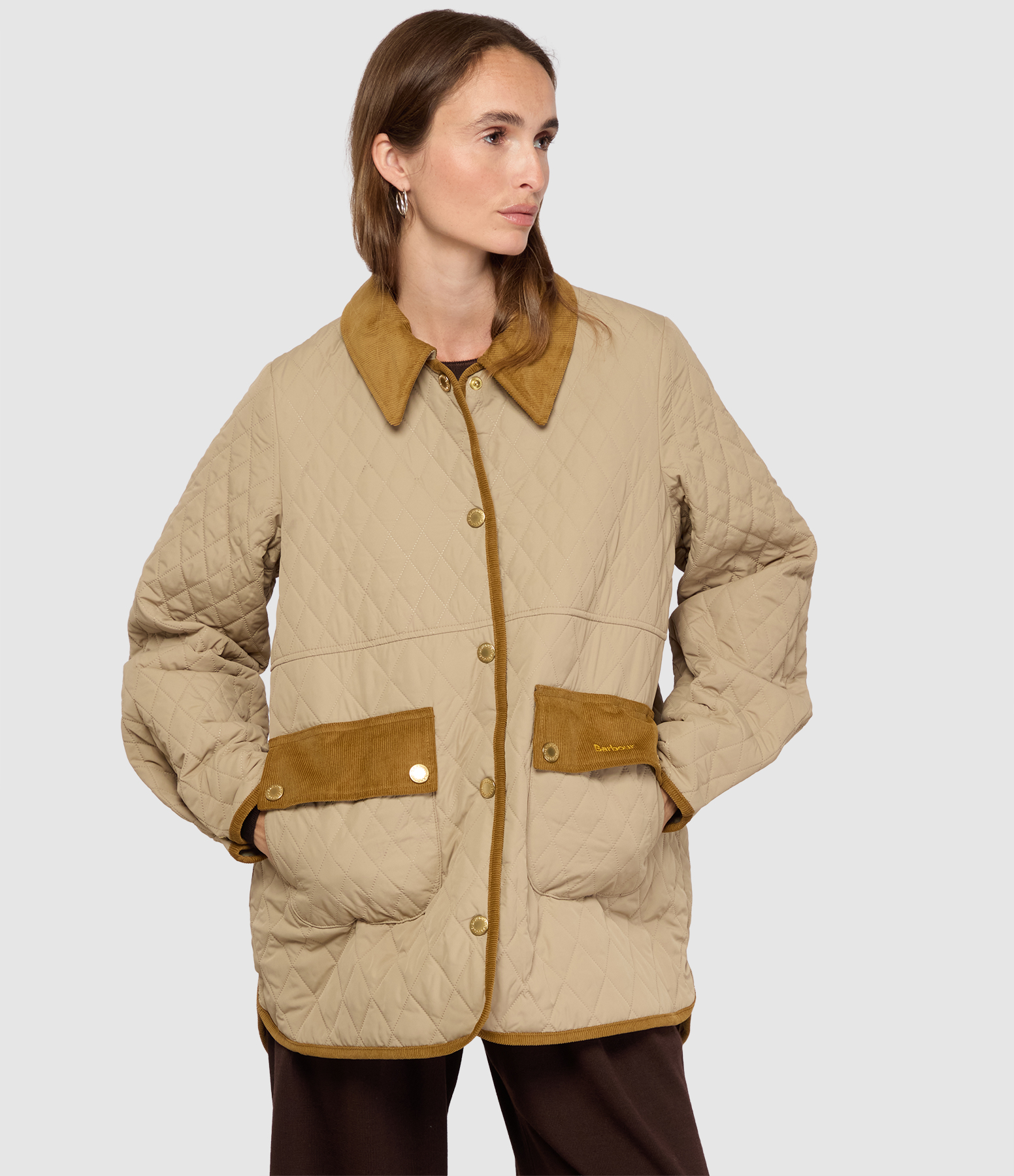 Veste Whickham Quilted Lt Trench Ancient