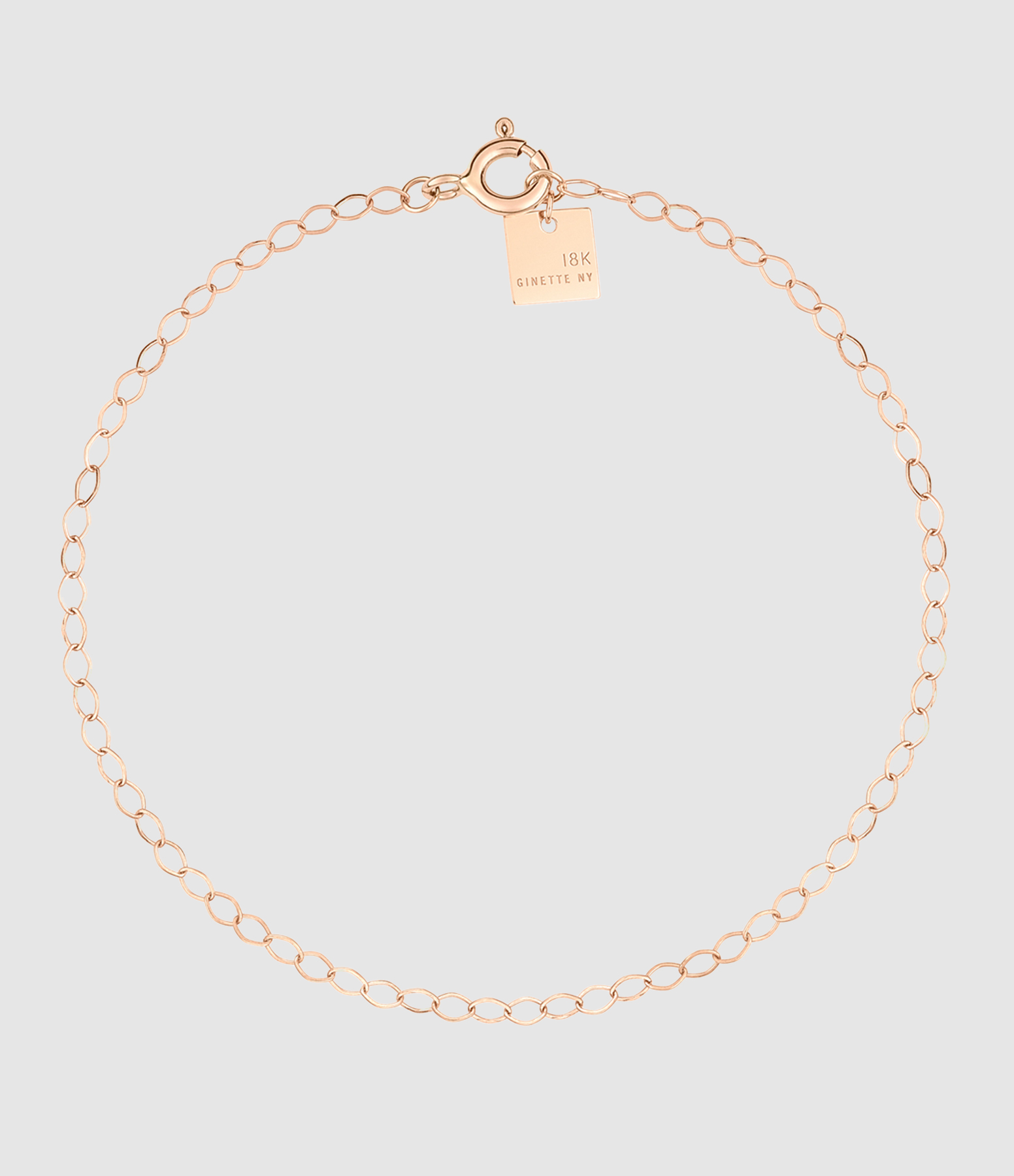 Bracelet Chaine Fusion Or Rose