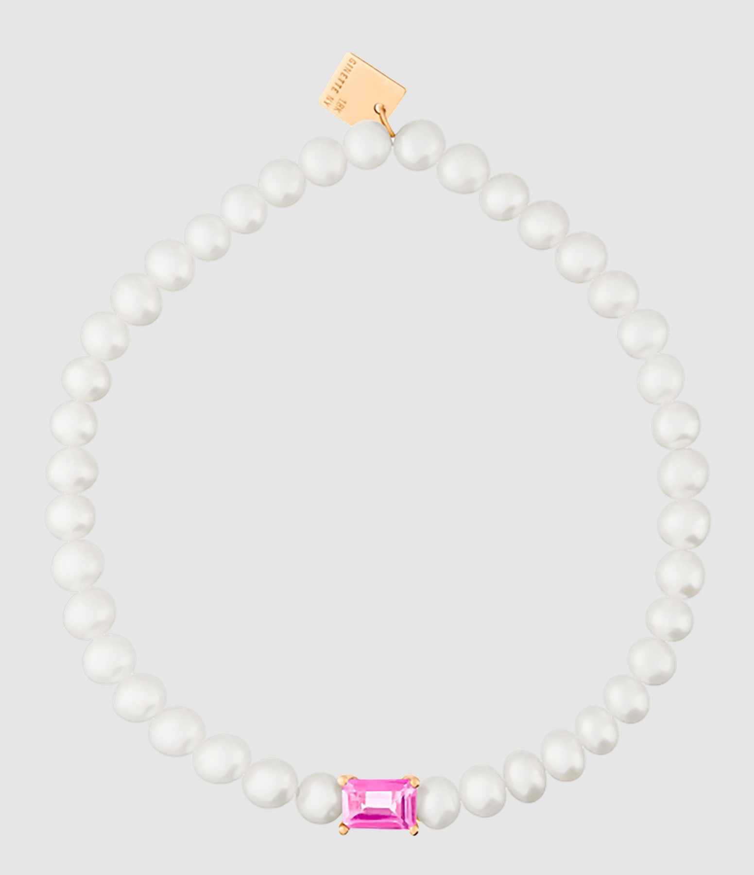 Bracelet Mini Cocktail Perle Topaze Rose