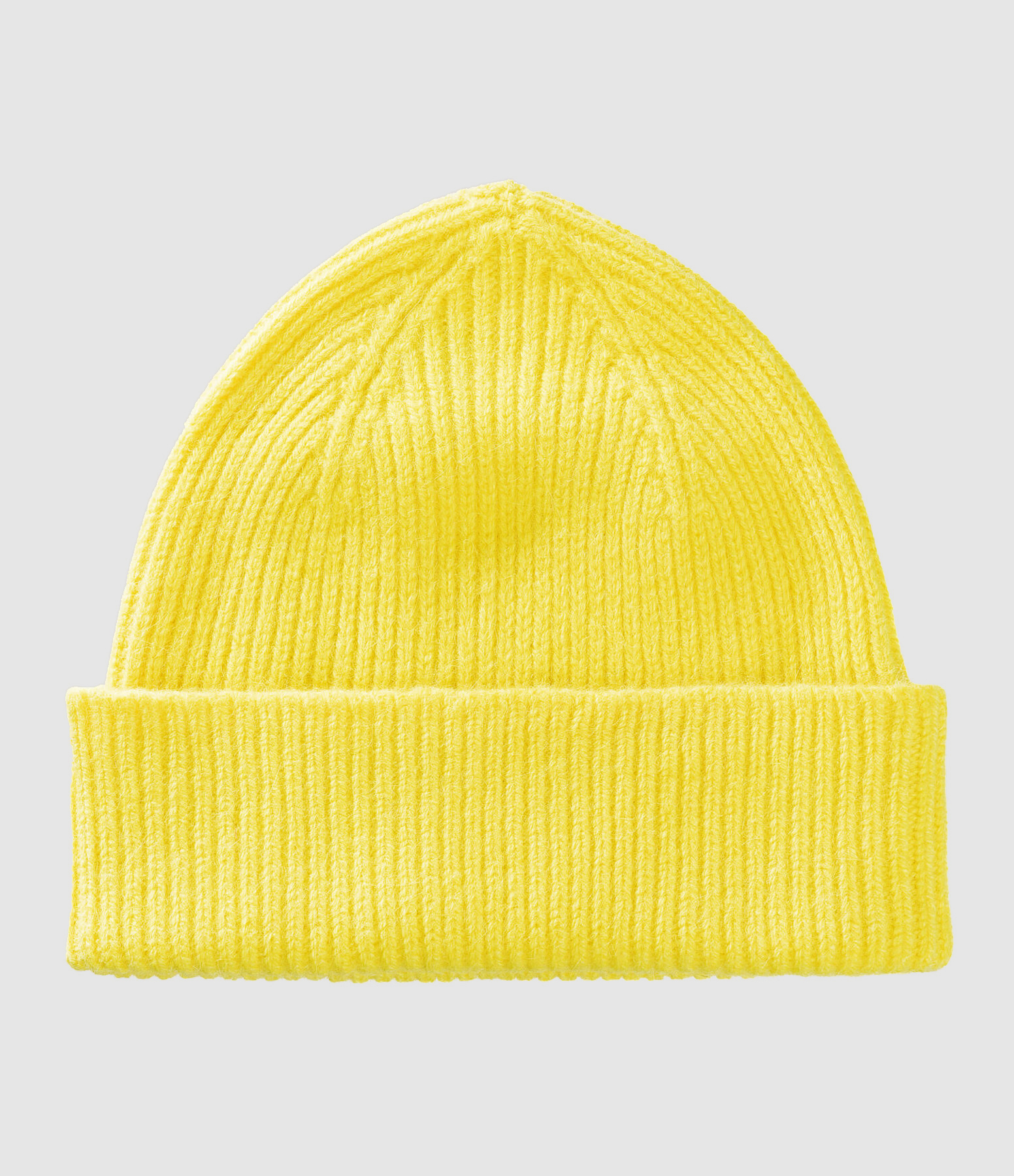 Bonnet Laine Jaune Acide