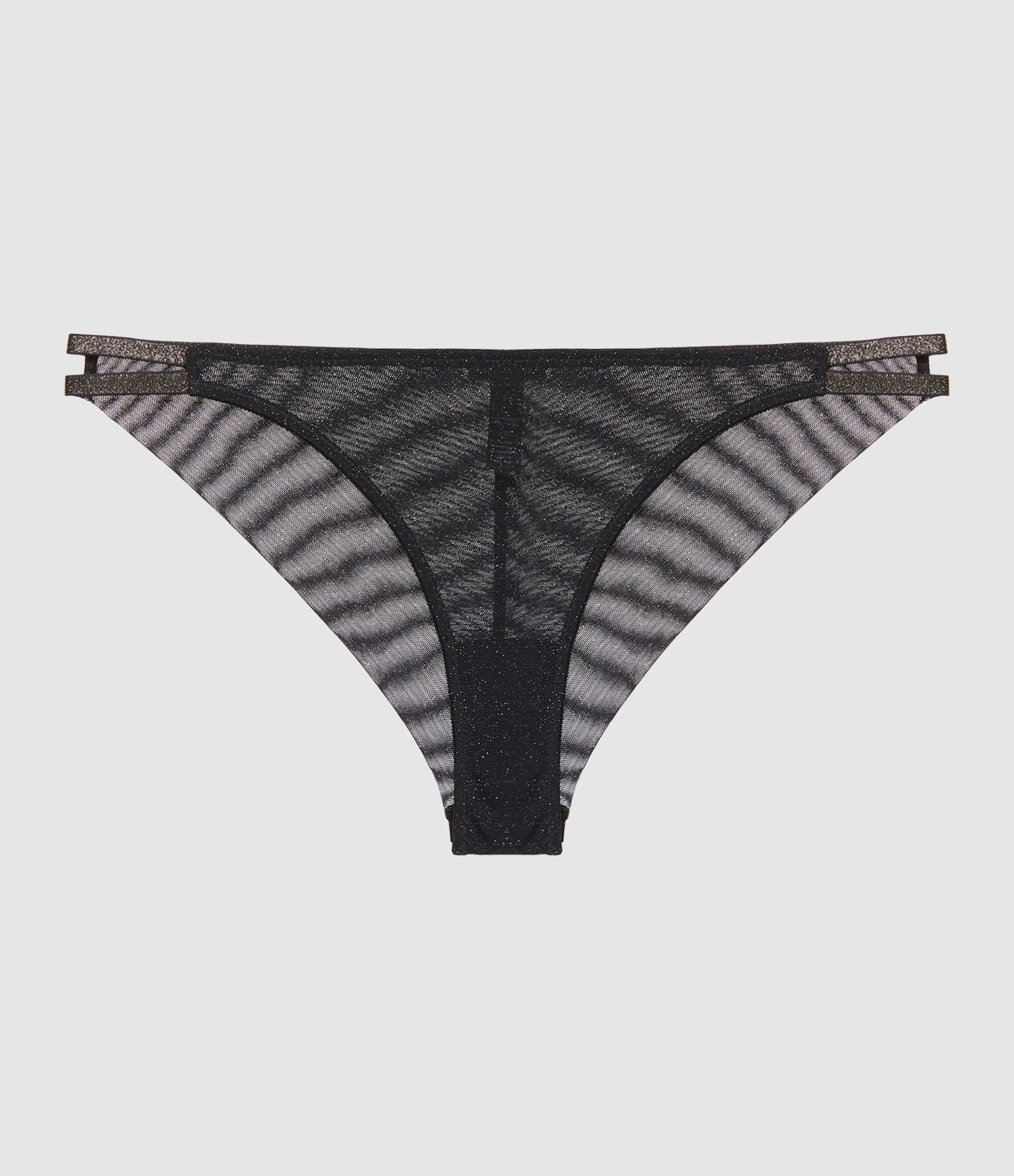Culotte Vanessa Glitter Noir Doré
