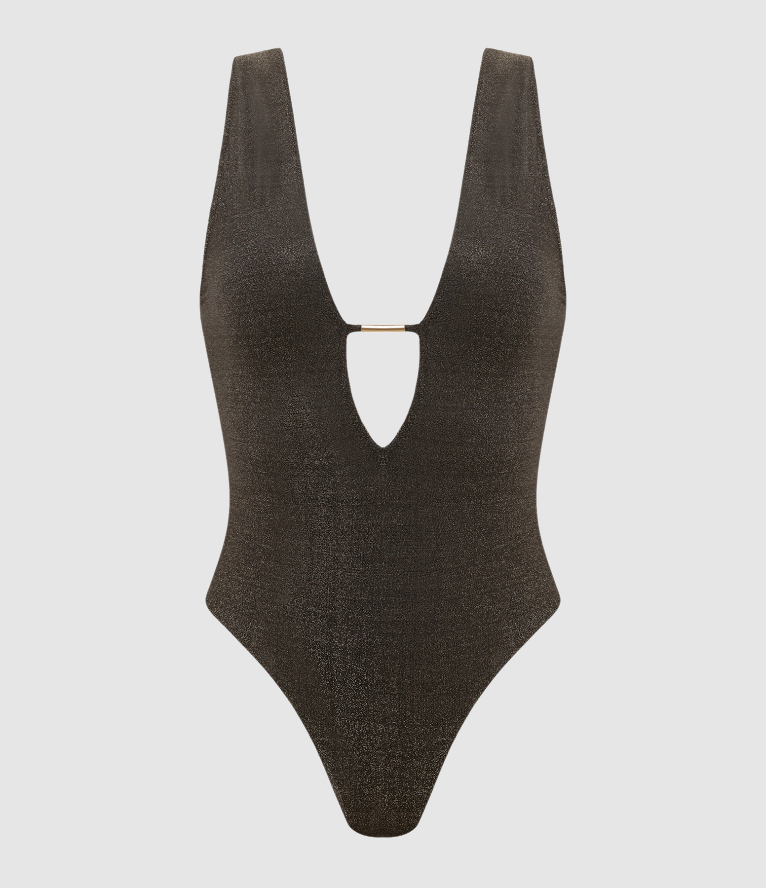 Maillot de Bain Une Pièce Toni Noir Lurex