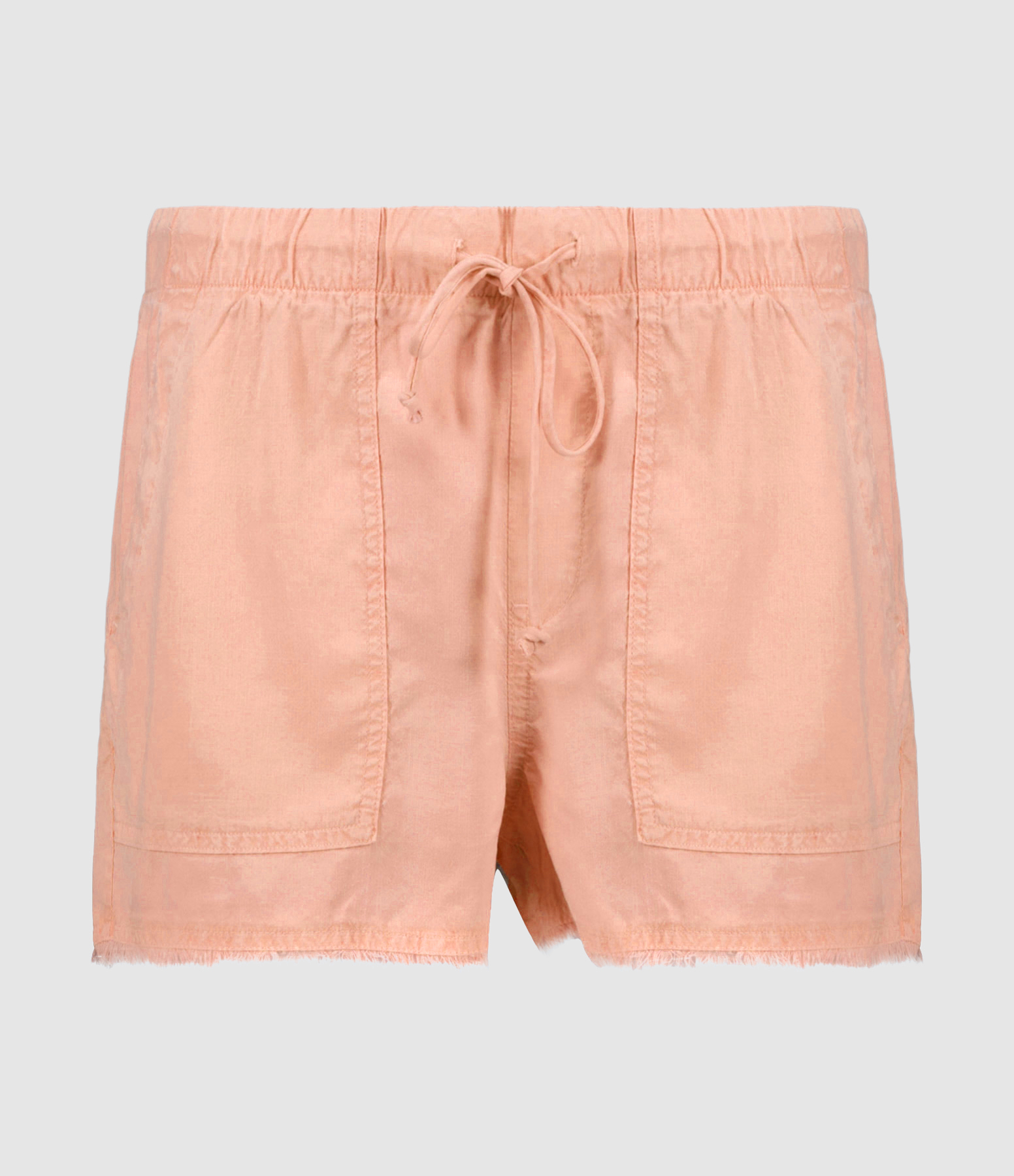 Short Frayed Pocket Orange