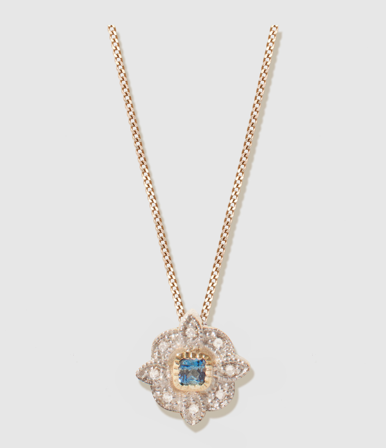 Collier Bettina Bleu Topaze
