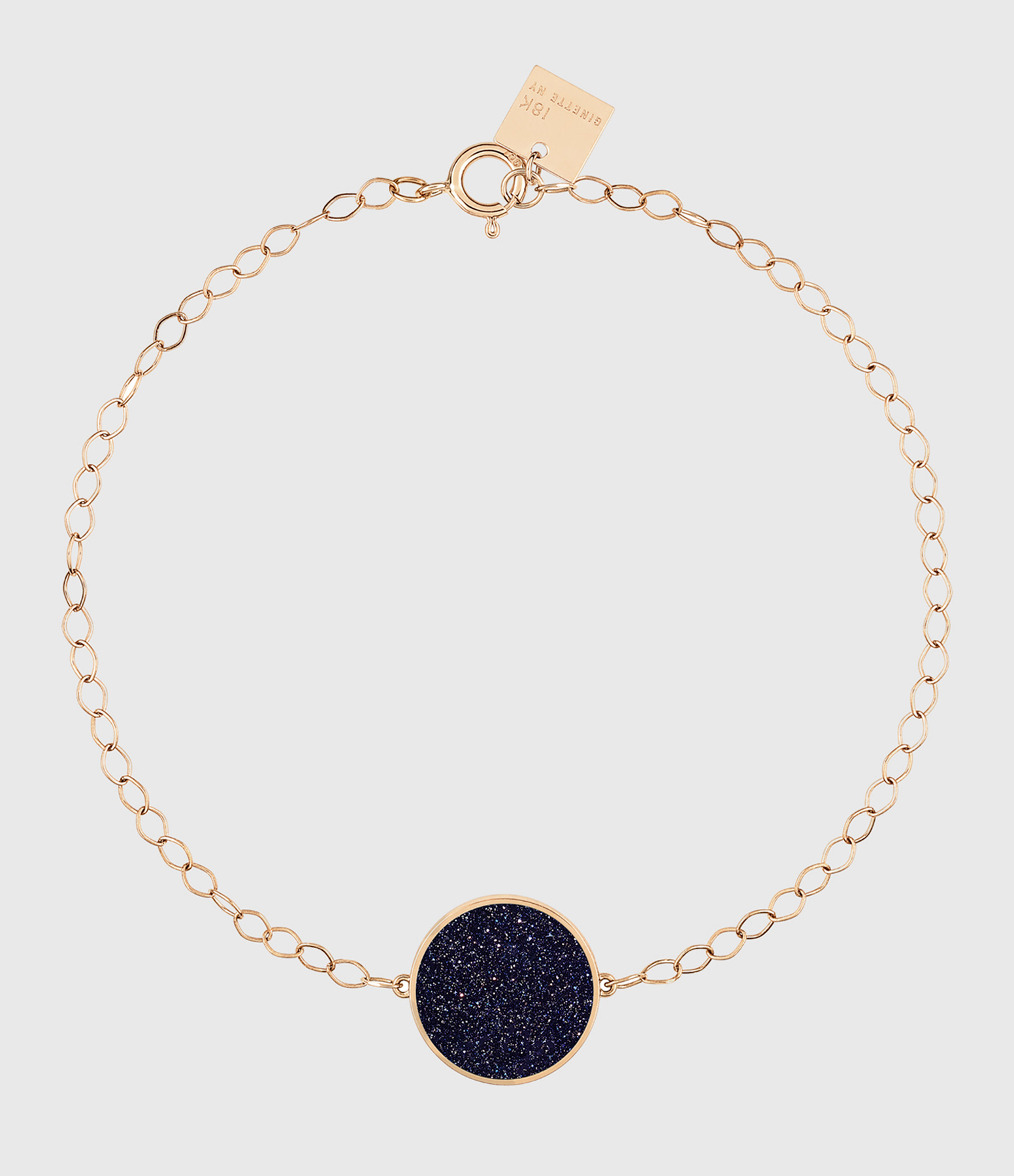Bracelet Ever Mini Disc Blue Sandstone Or Rose