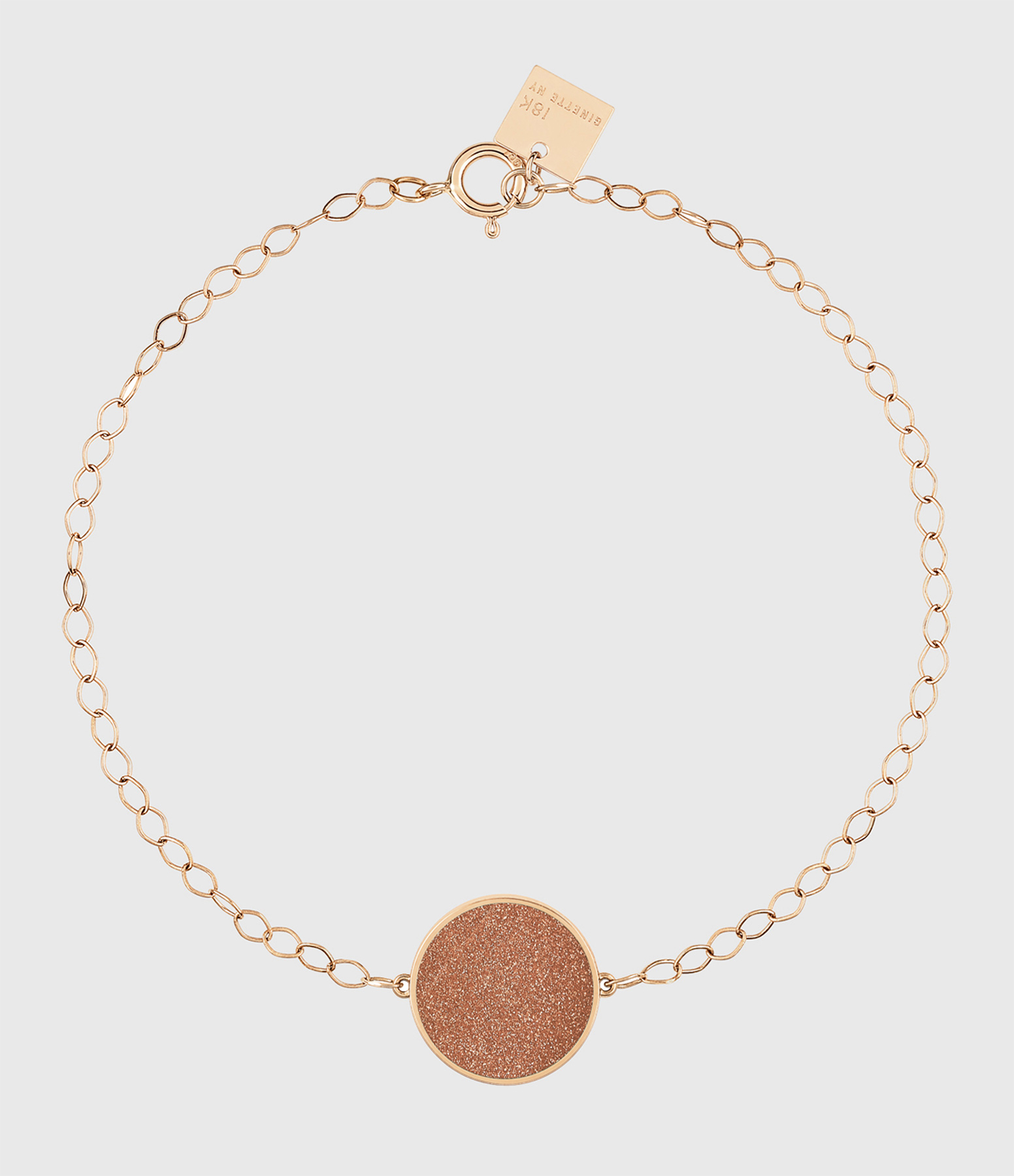 Bracelet Ever Disc Gold Sandstone Or Rose