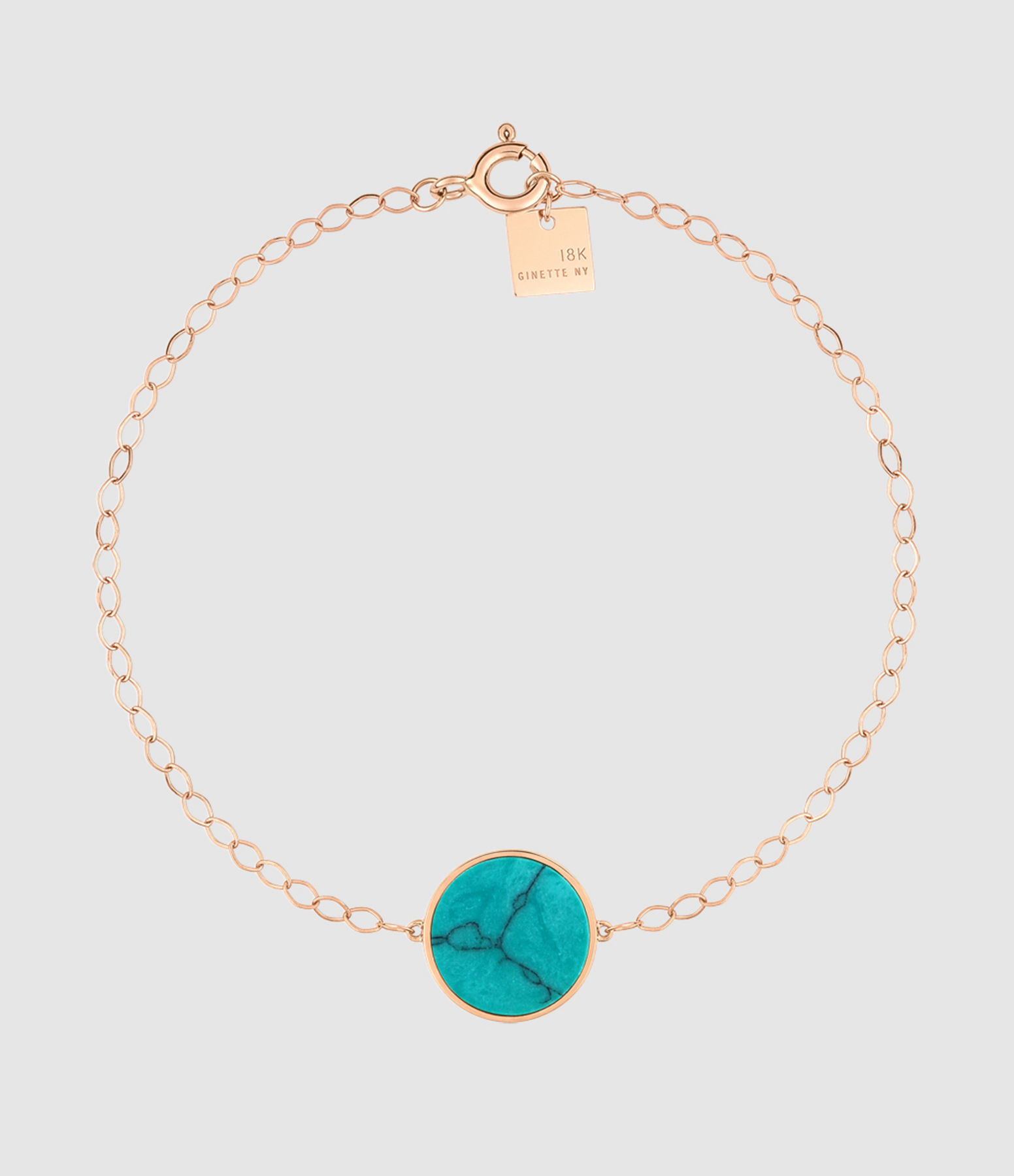 Bracelet Ever Disc Turquoise Or Rose
