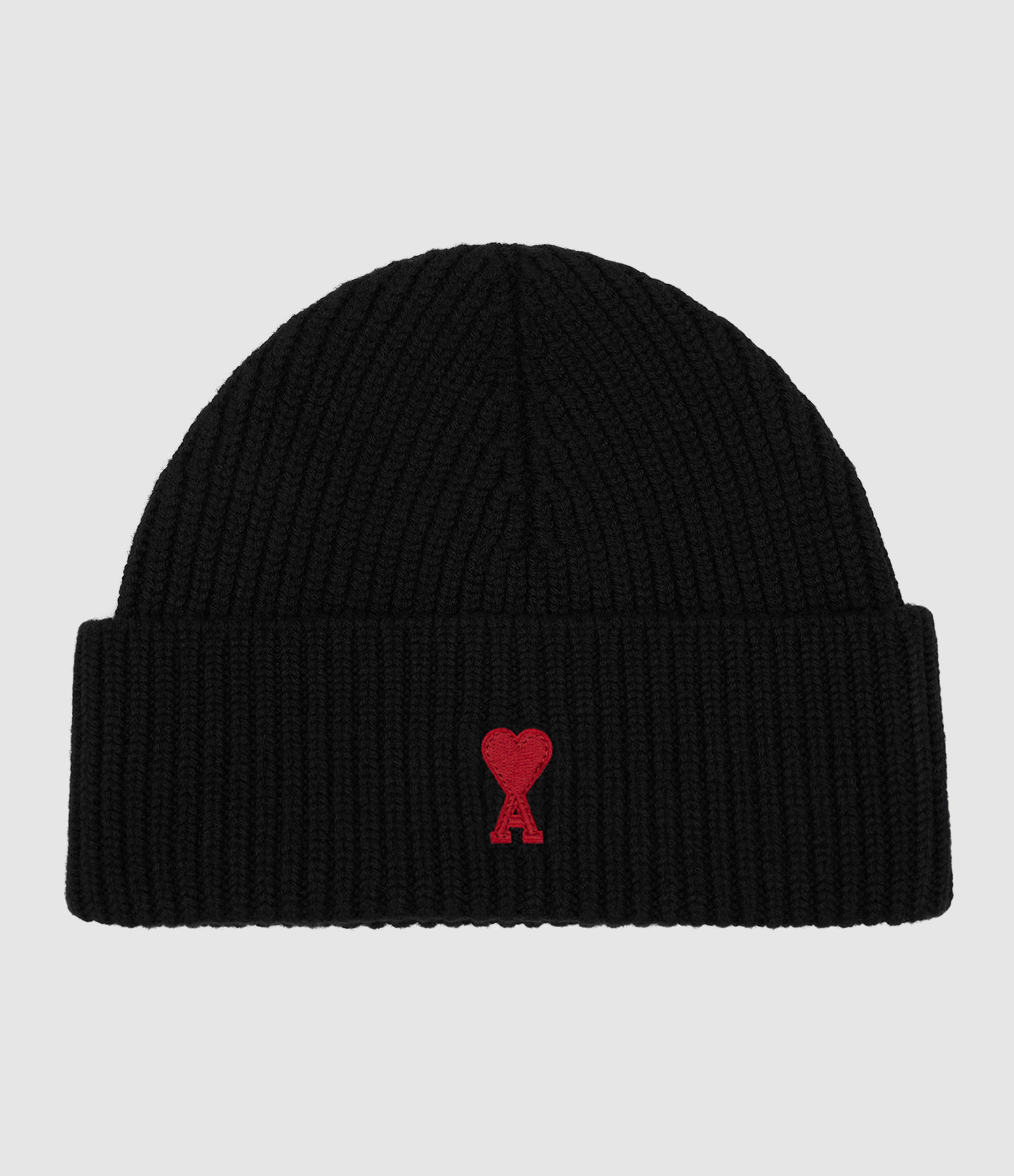 Bonnet Ami De Coeur Noir Rouge