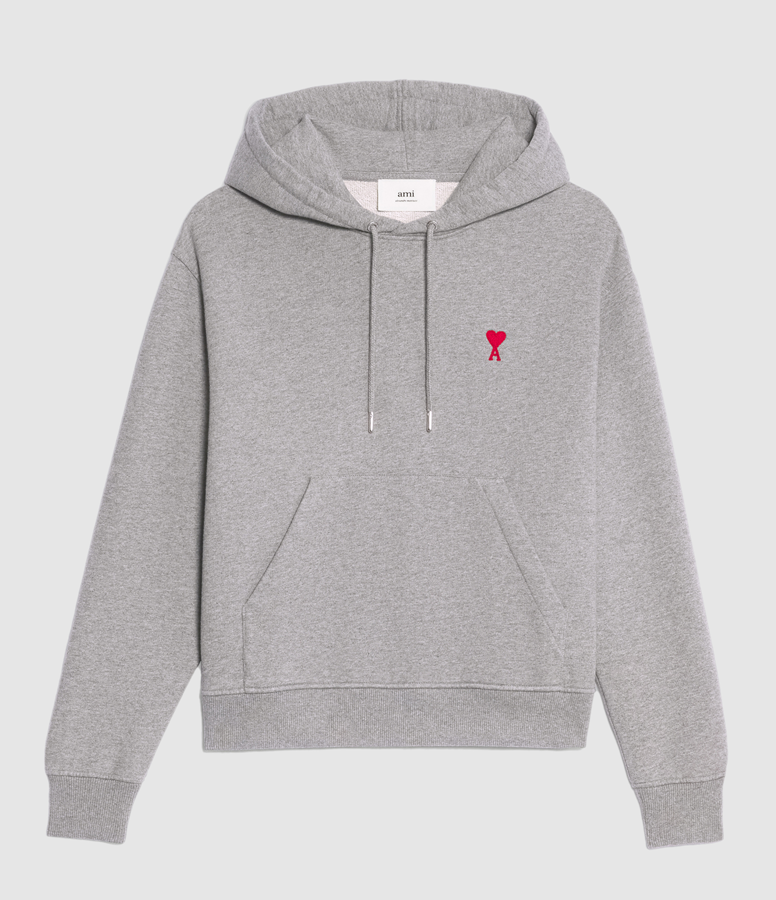 Sweatshirt Hoodie Unisexe ADC Coton Bio Gris Chiné