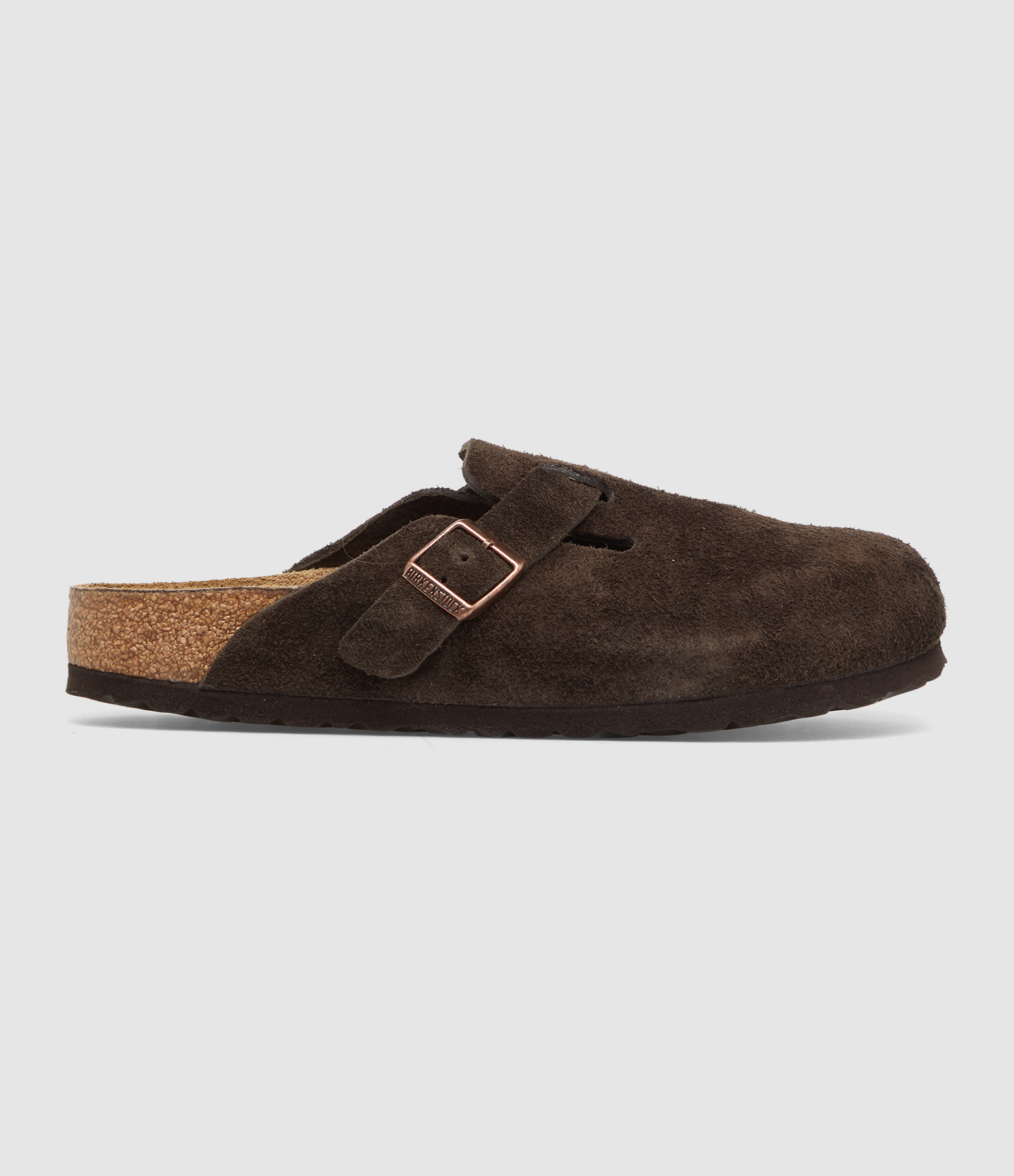 Sabots Boston Suede Leather Mocca