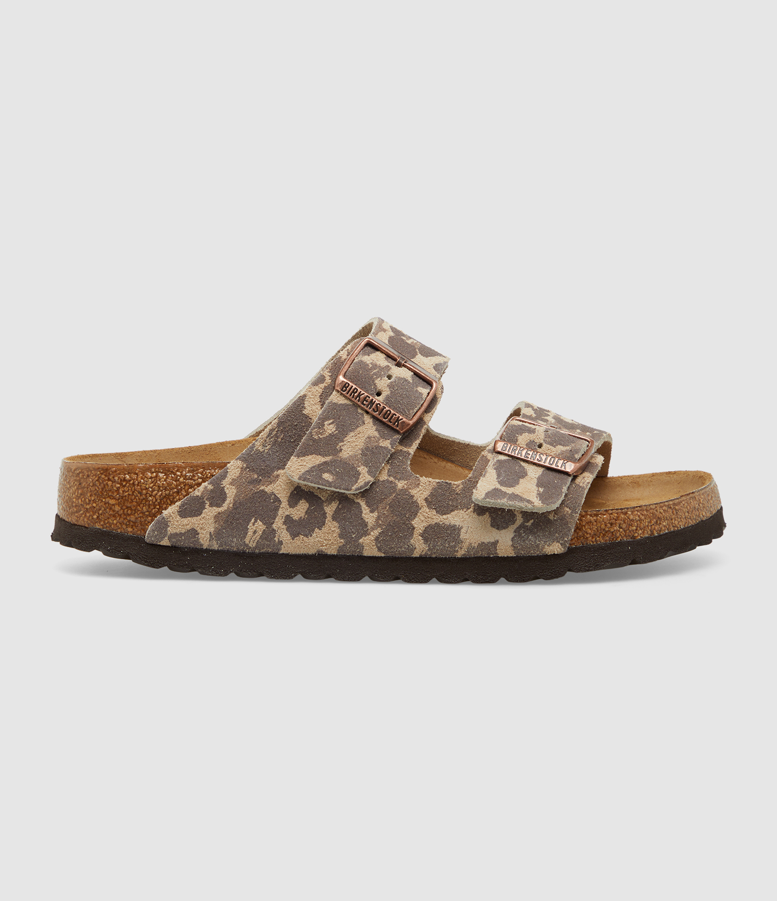 Mules Arizona Suede Leather Syn Leo Sandcastle