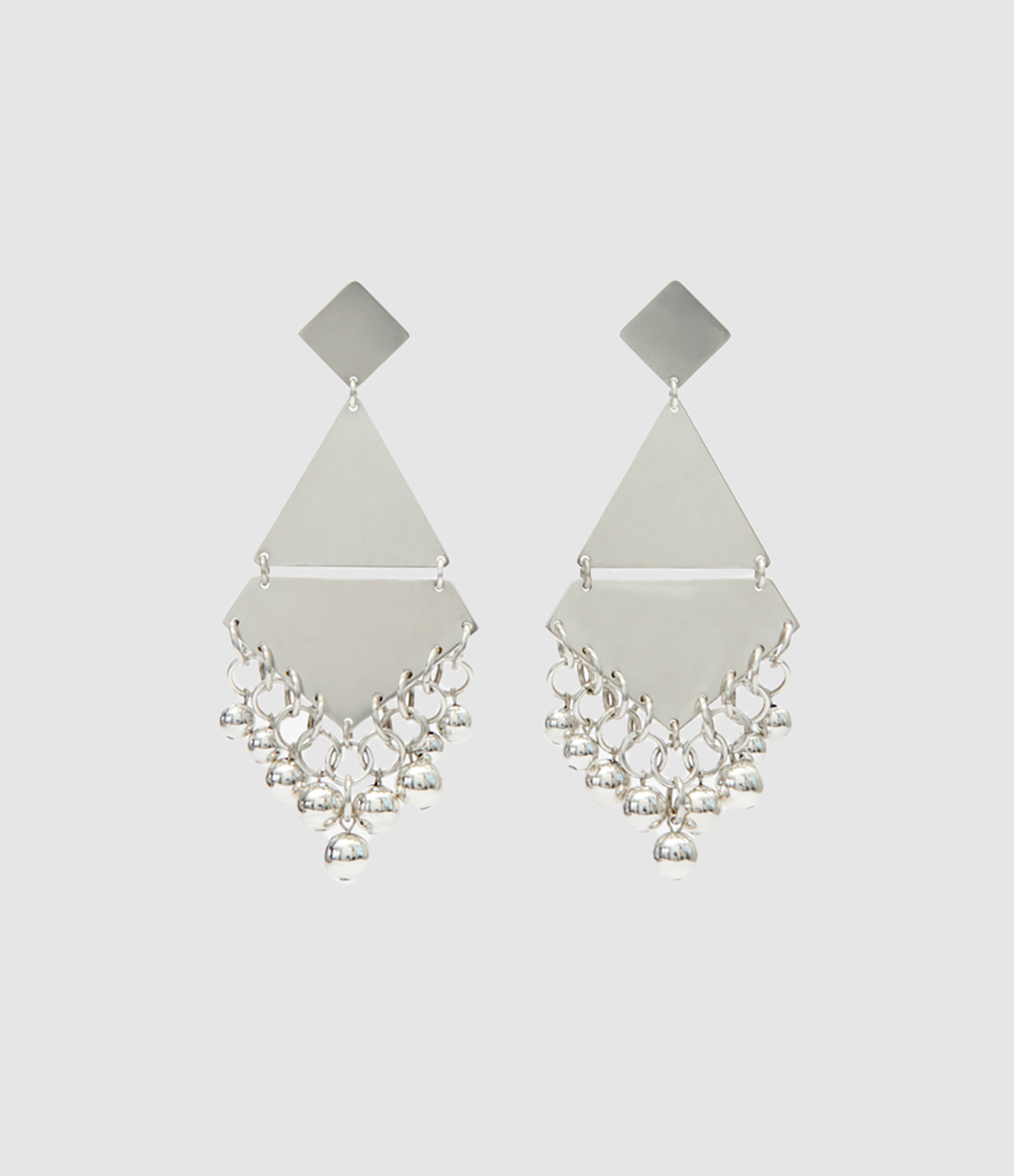 Boucles D'Oreilles Pendant Silver