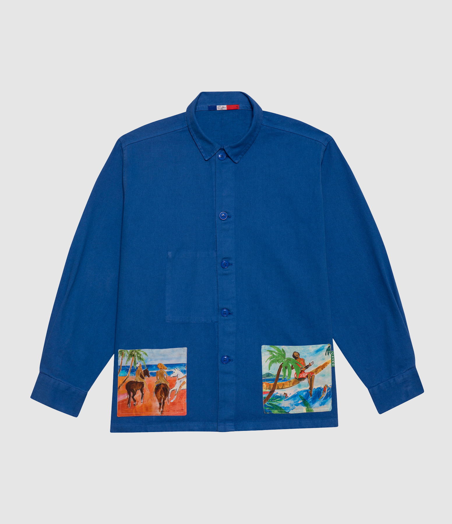 Veste Bleu De Travail Costa Rica Bleu