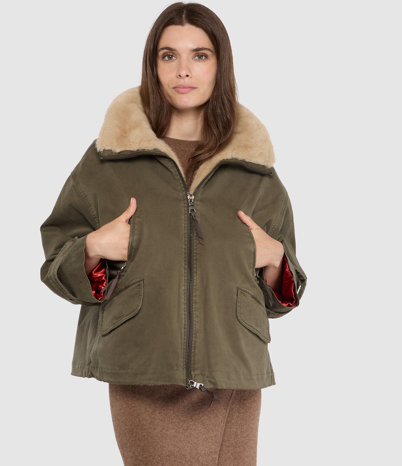 Veste Tyra 317 Blonde Khaki Taupe