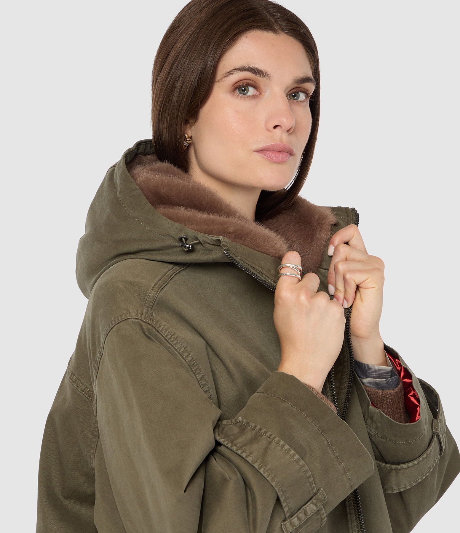 Veste Bella Blonde Khaki Brown