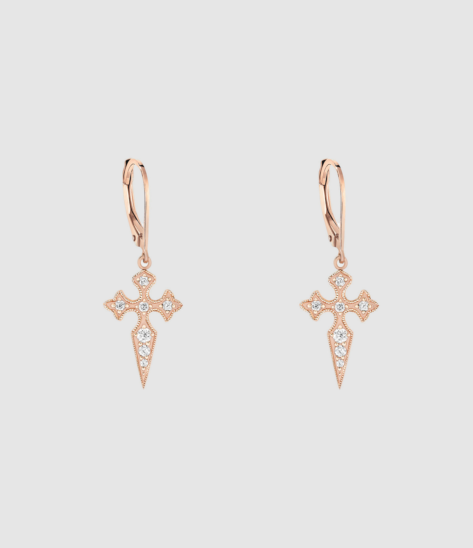 Boucles d'oreilles Dormeuses Blood Or Diamonds