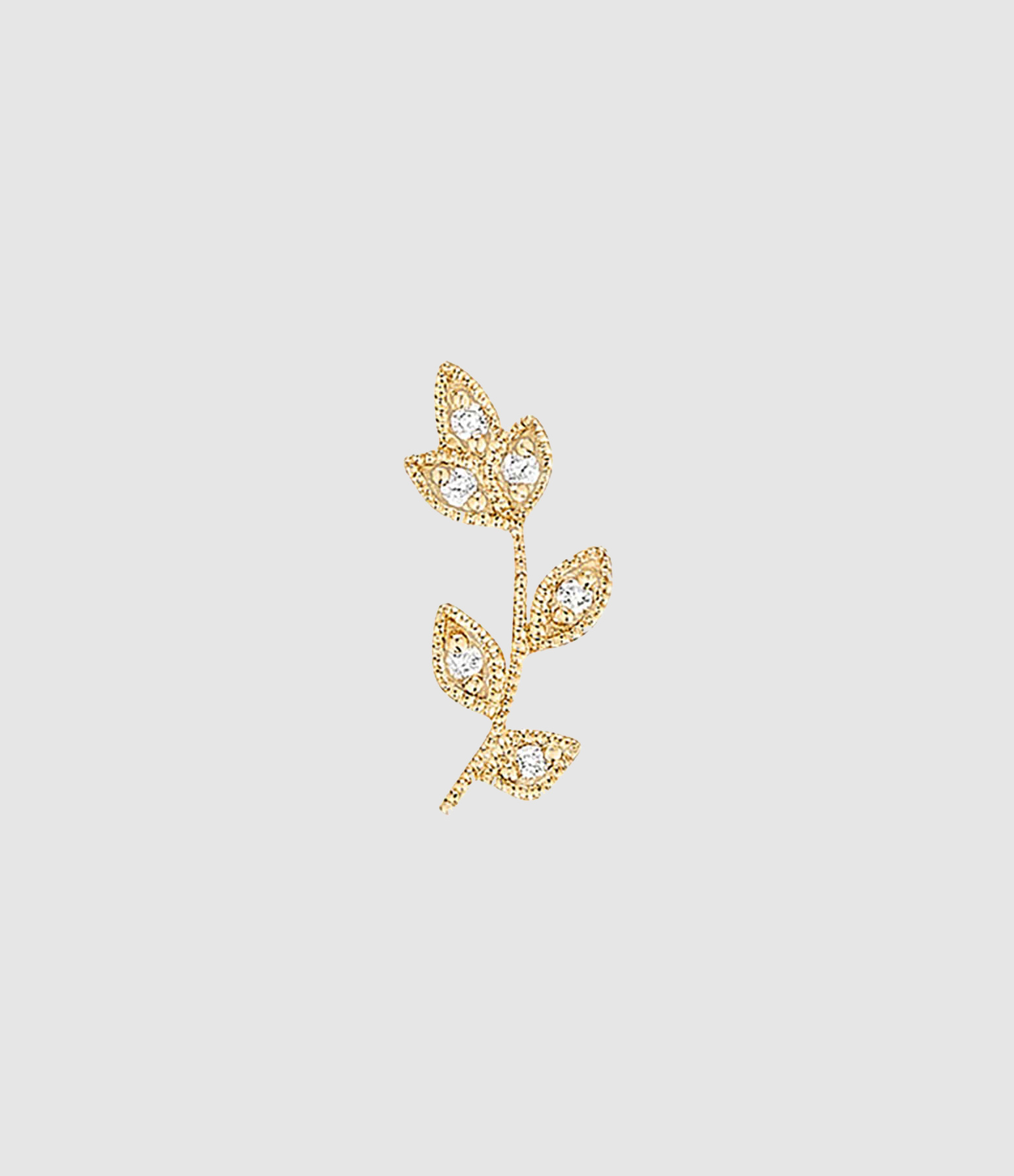 Boucle d'oreille Bloom Or Diamants (vendue à l'unité)