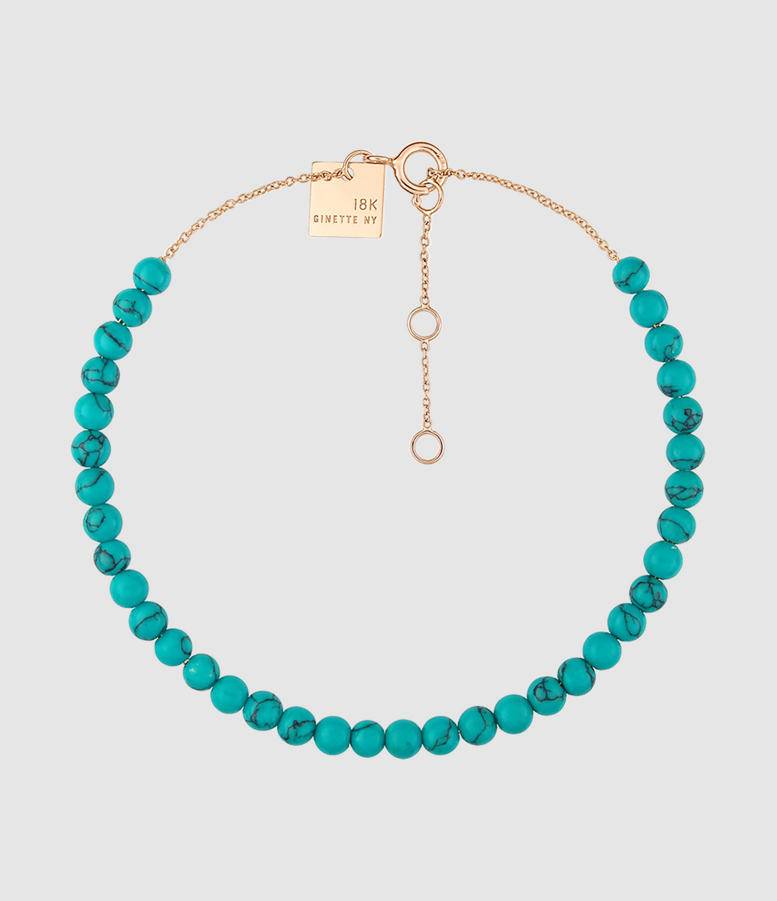Bracelet Maria Mini Or Rose Turquoise