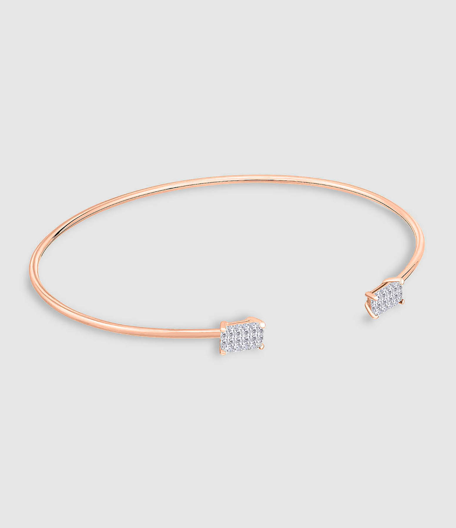 Bracelet Midnight Diamants Or Rose