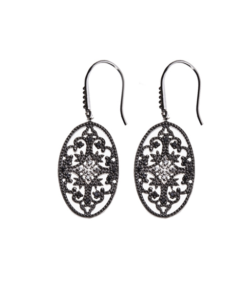 Boucles d'oreilles Argent Zircon
