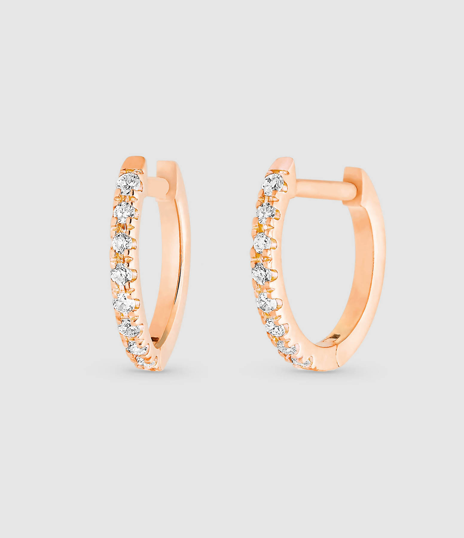 Boucles d'oreilles Be Mine Diamants Or Rose