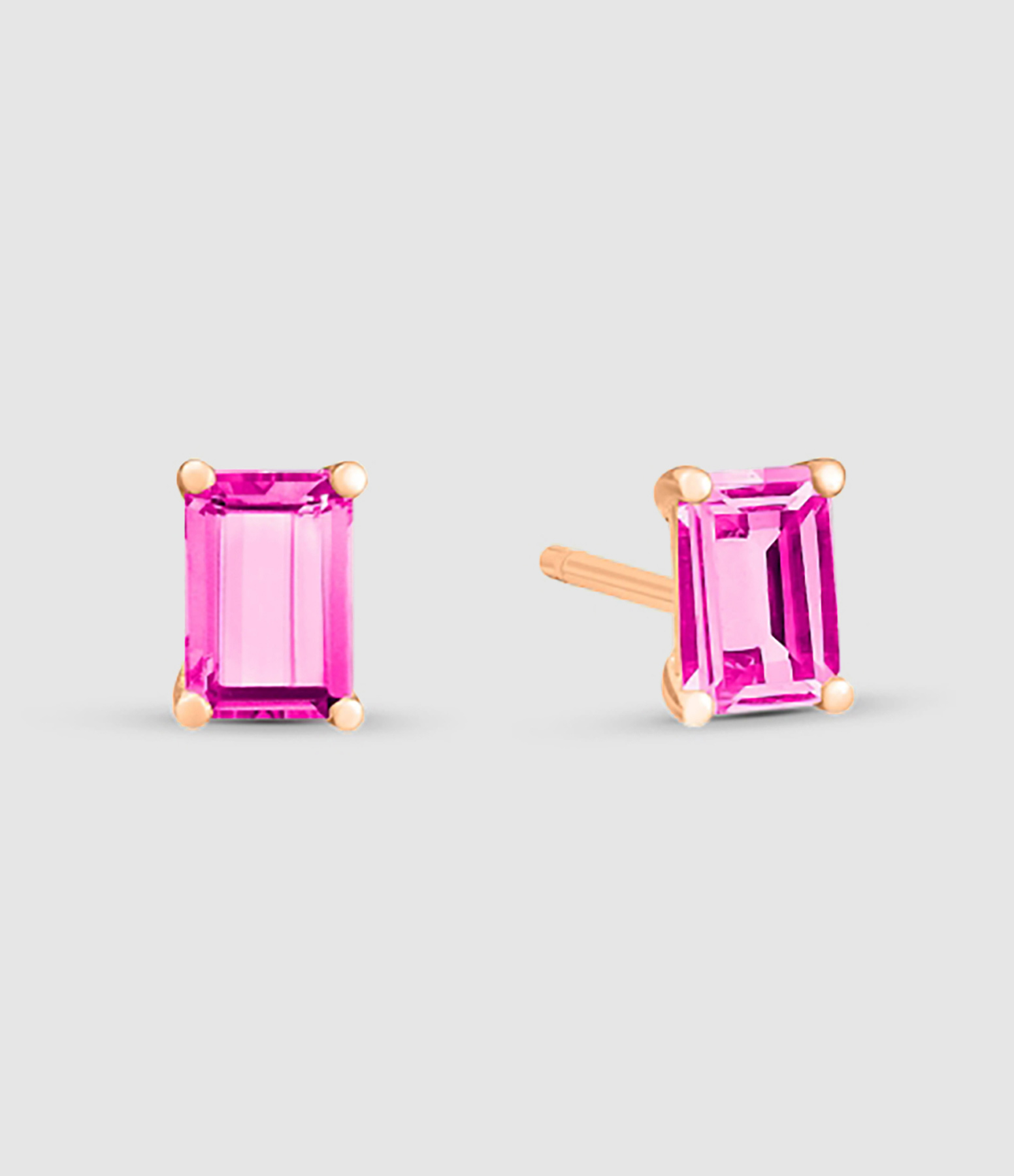 Boucles d'oreilles Cocktail Topaze Rose