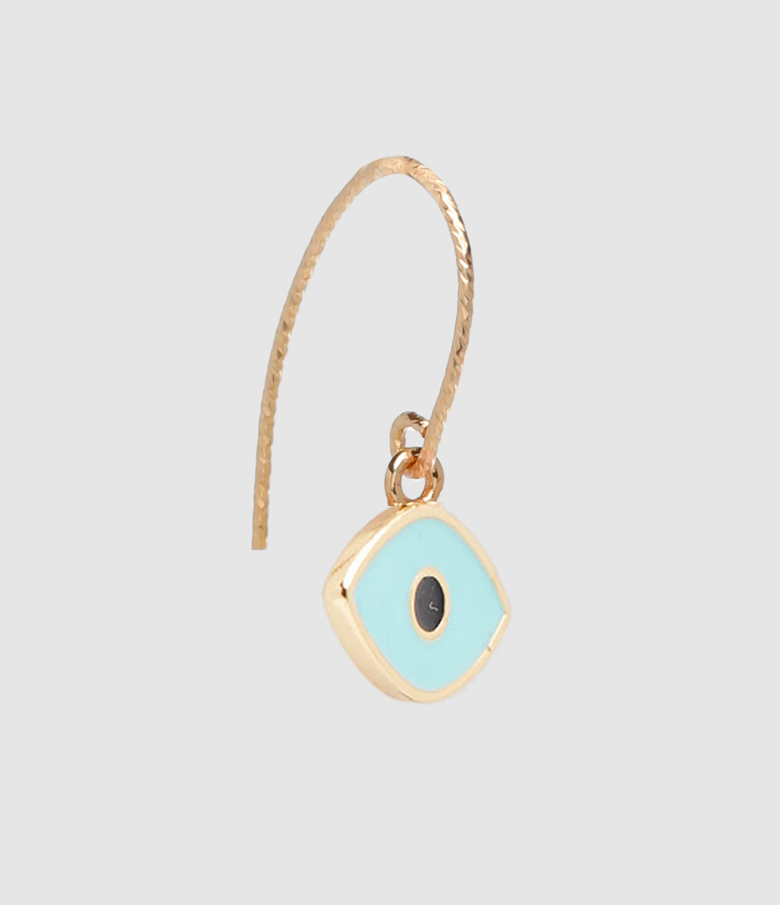 Boucle d'oreille Œil Protecteur Turquoise (vendue à l'unité)