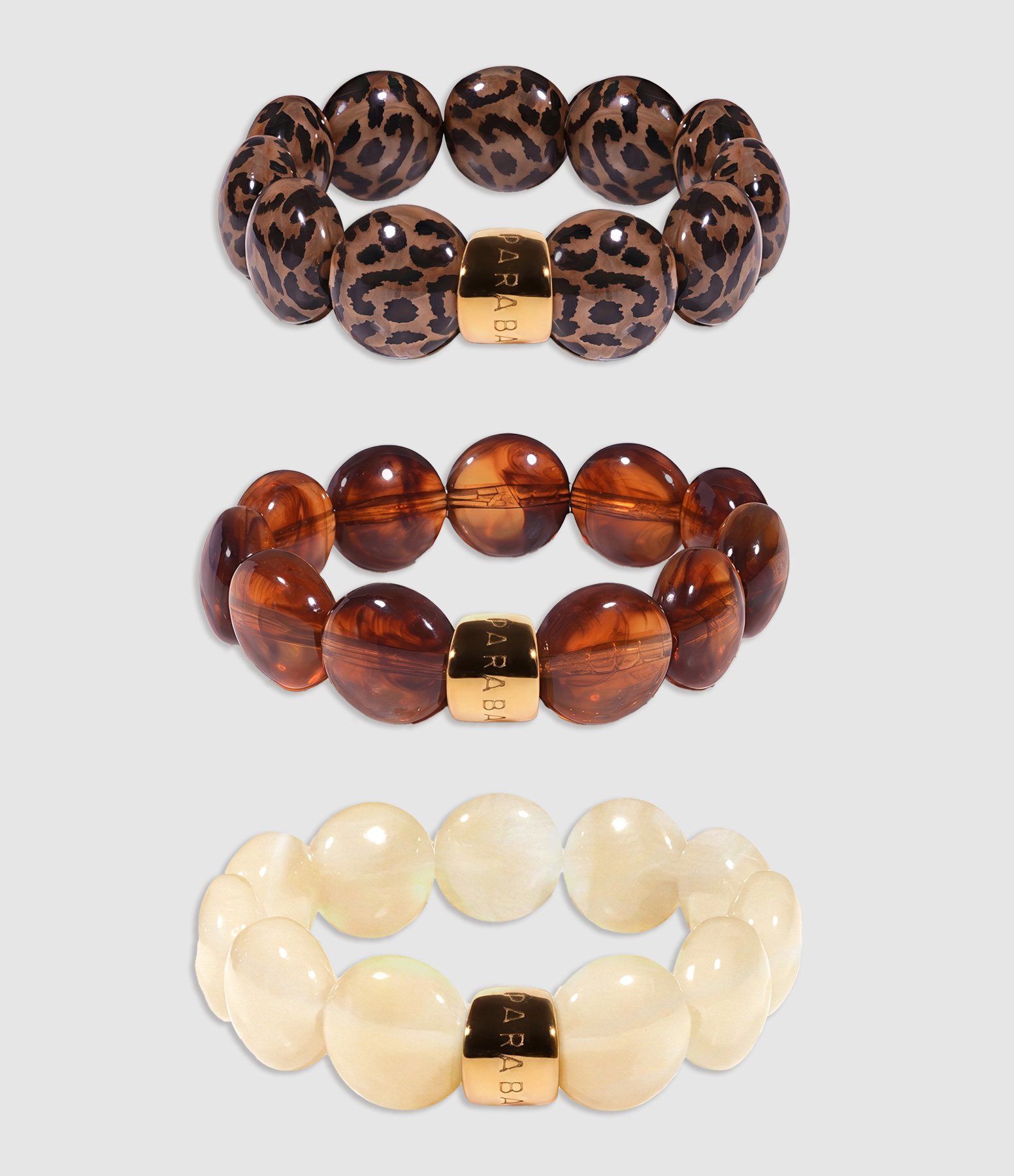 Bracelet Trio Bombom Feli Imprimé Animal