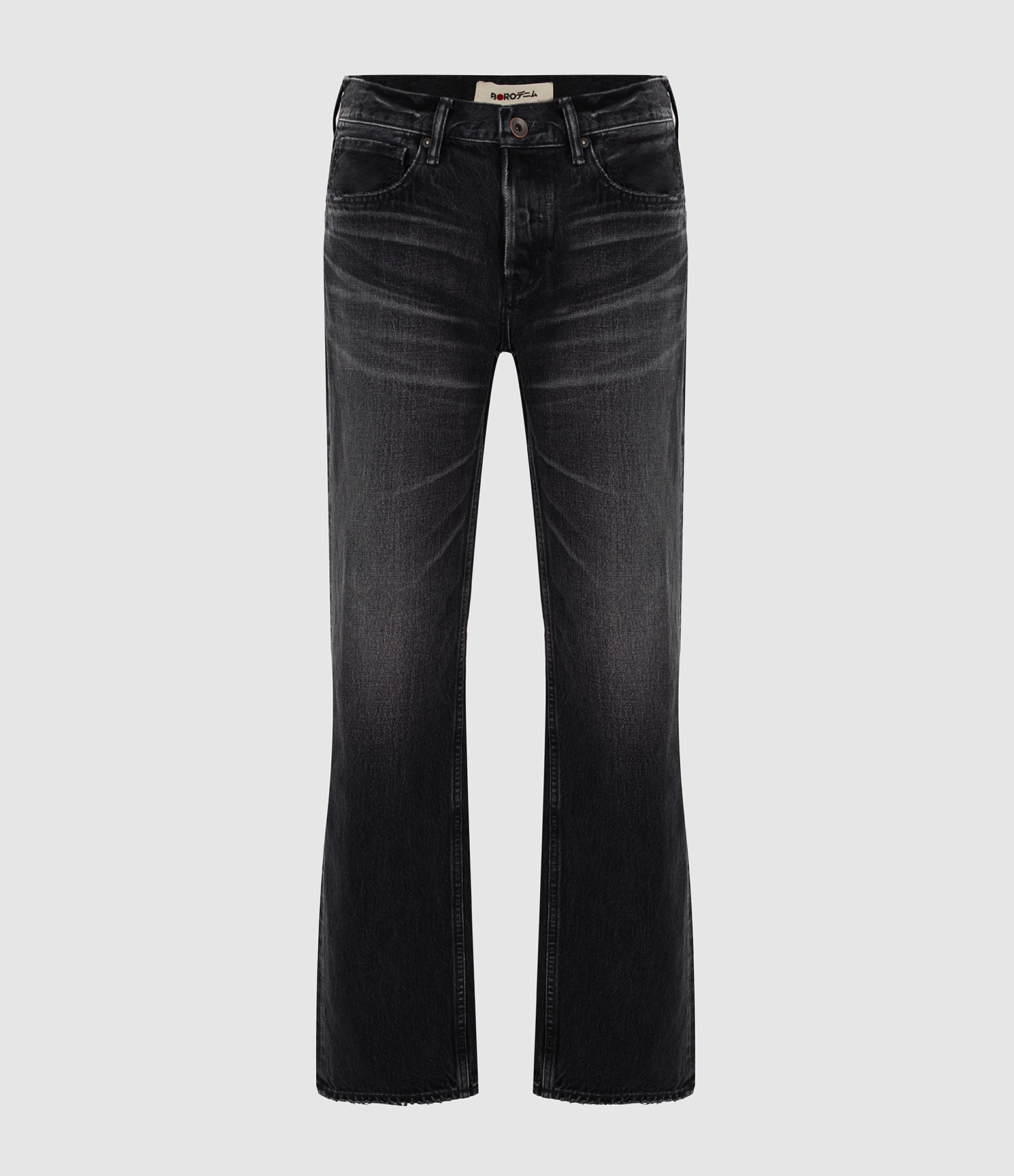Jean Kawasaki Straight Leg Paint It, Noir